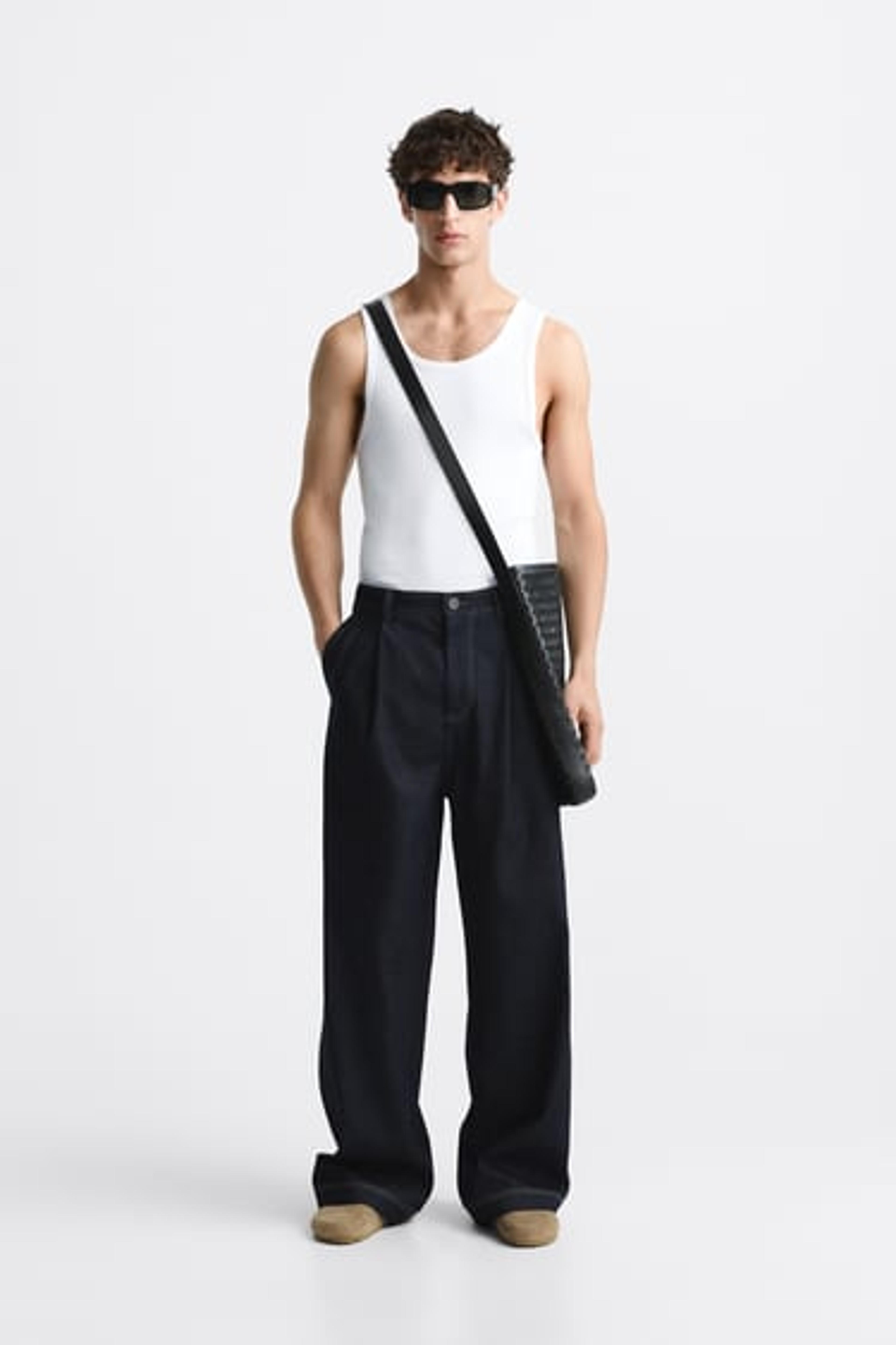 RIB TANK TOP - Gray | ZARA United States