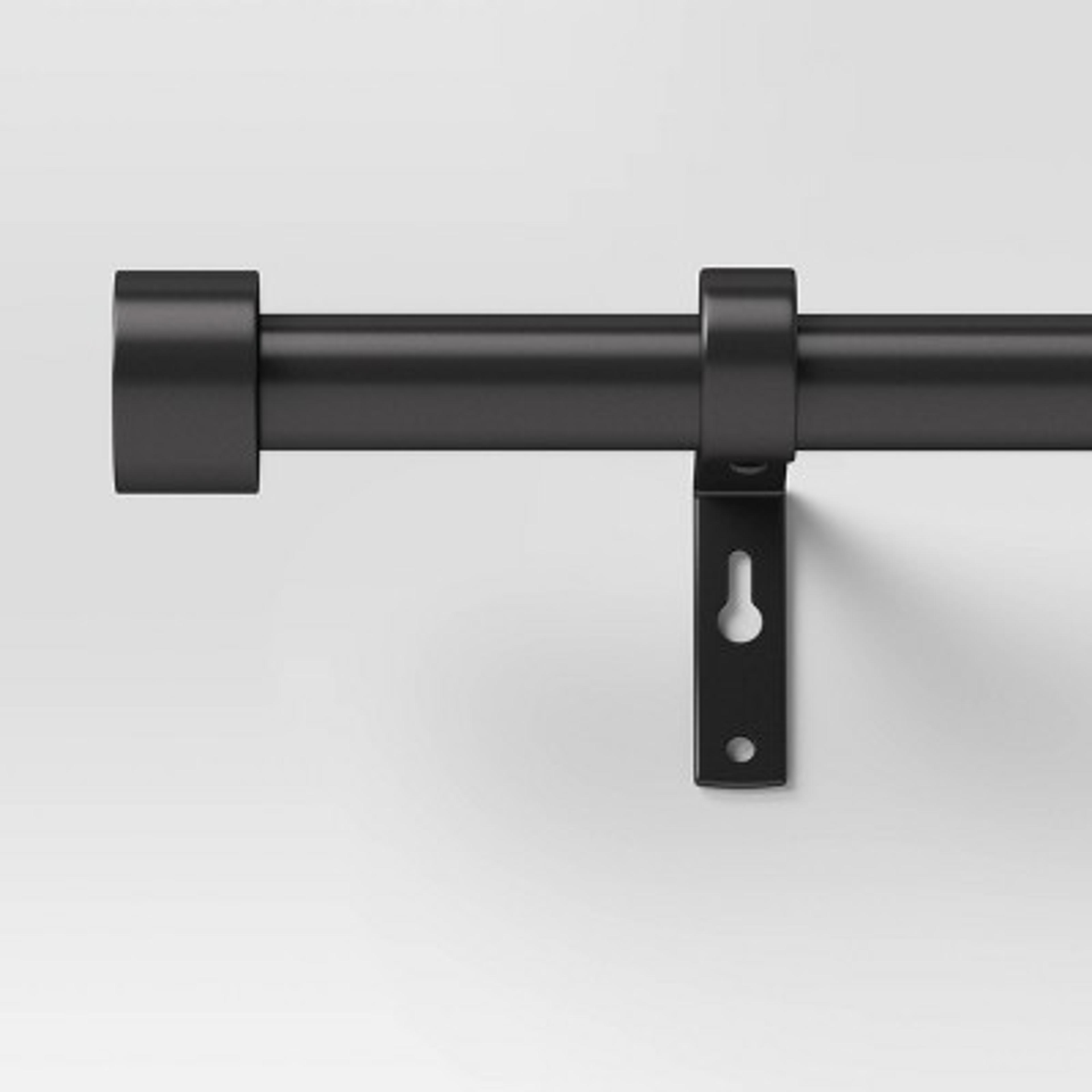 36&#34;-66&#34; Dauntless Curtain Rod Black - Project 62&#8482;