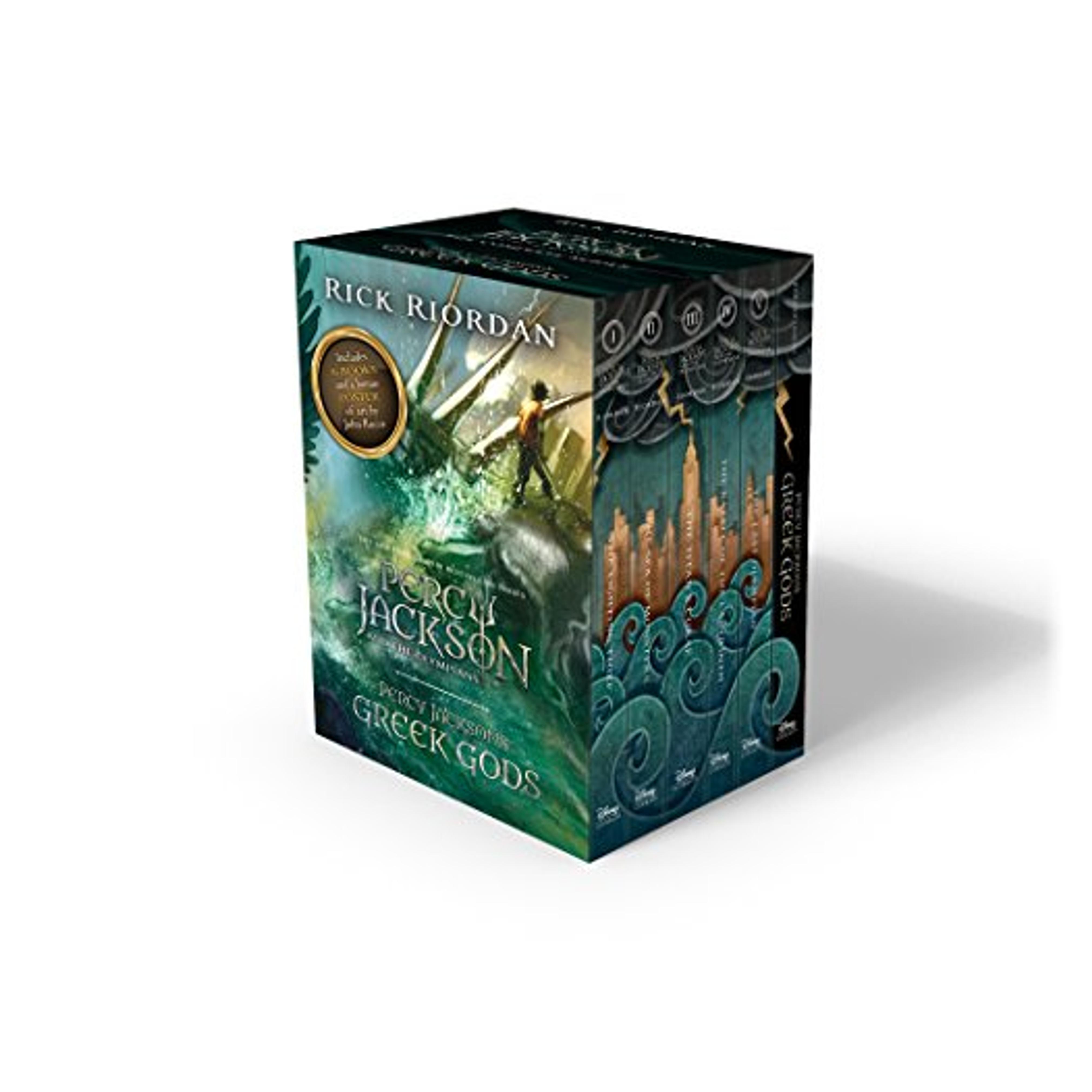 Percy Jackson and the Olympians Complete Series and Percy Jackson's Greek Gods Boxed Set: Rick Riordan: 9781484756881: Amazon.com: Books