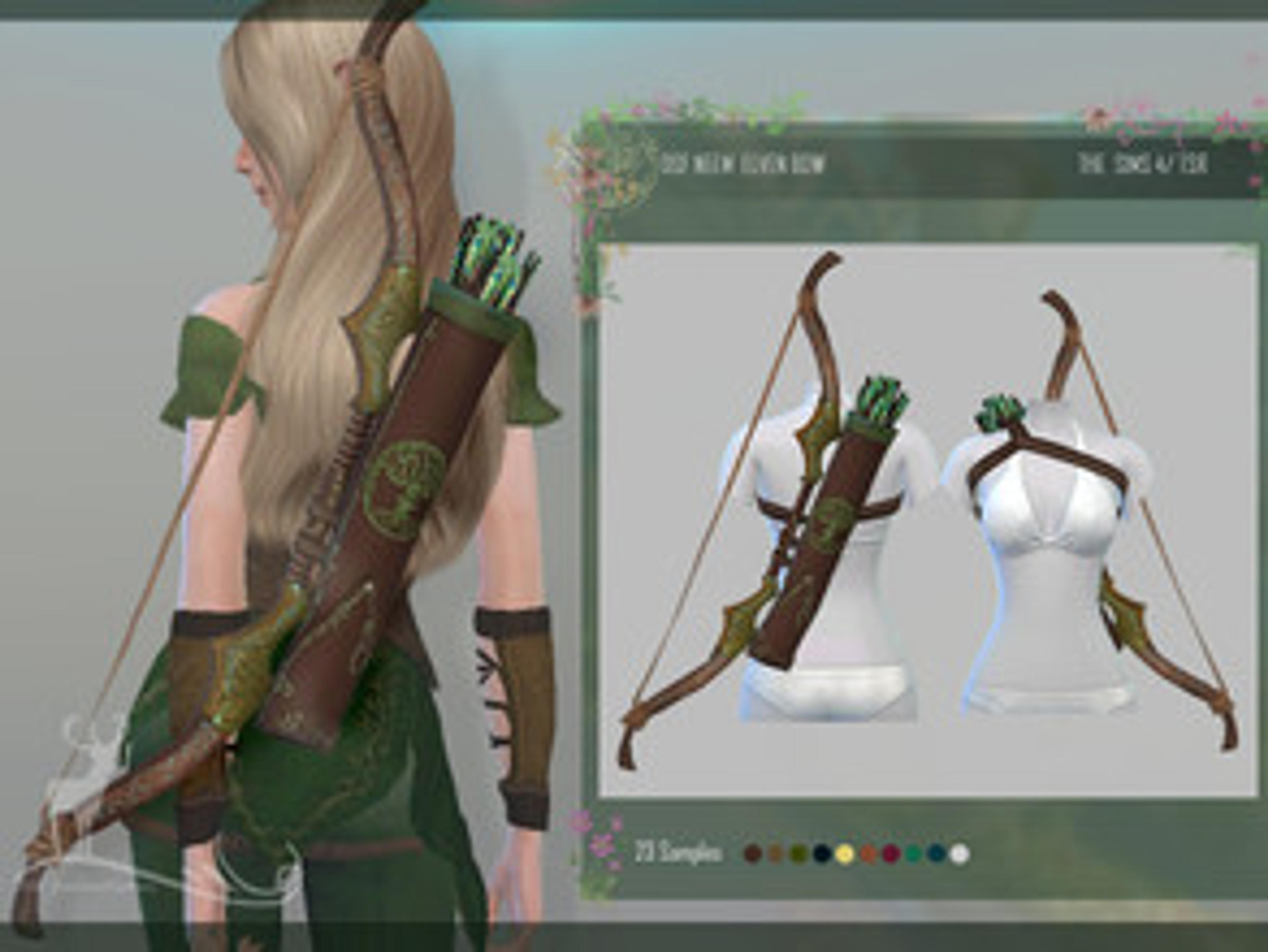 The Sims Resource - DSF NEEM ELVEN BOW