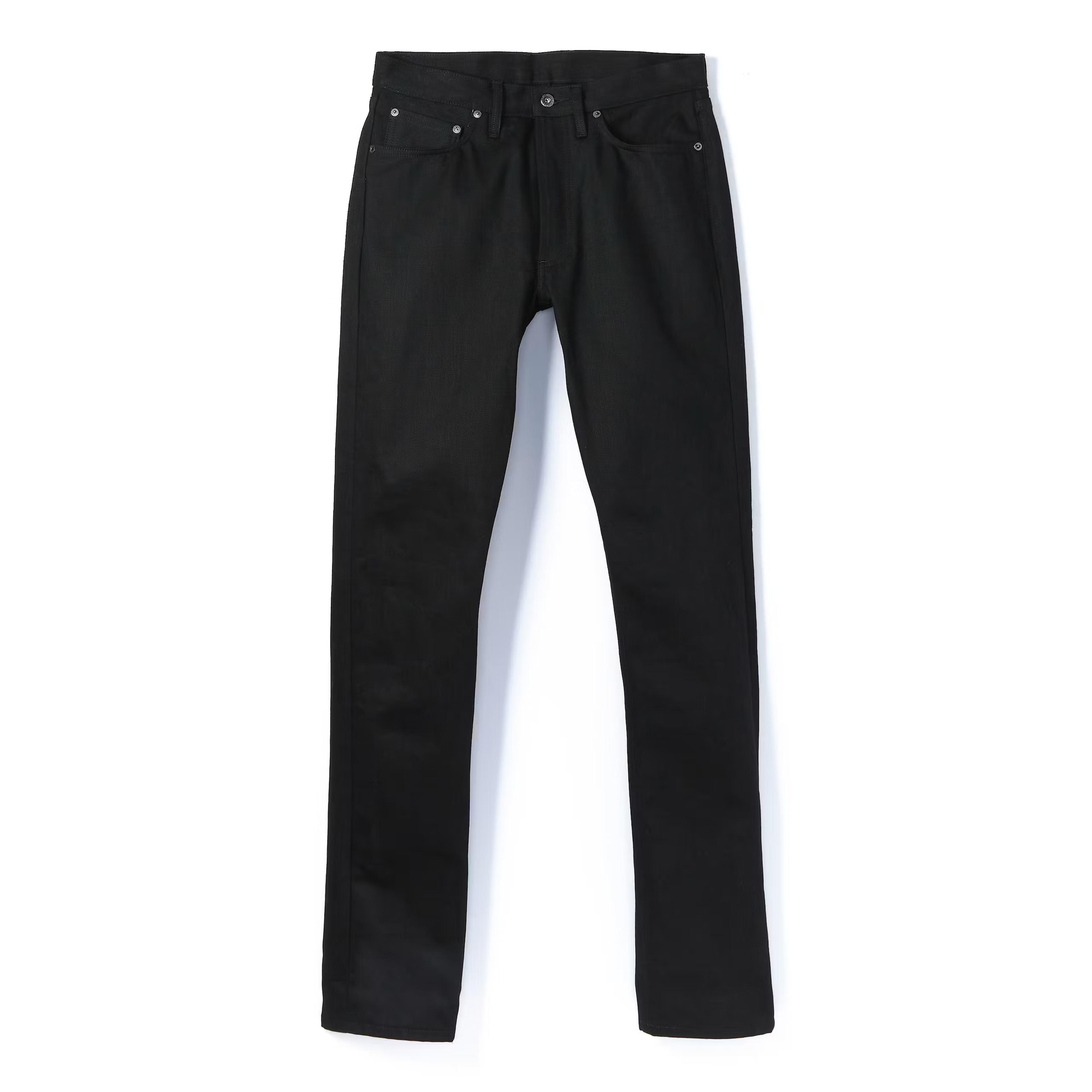 3sixteen Classic Tapered - Double Black Selvedge - Black | Jeans | Huckberry