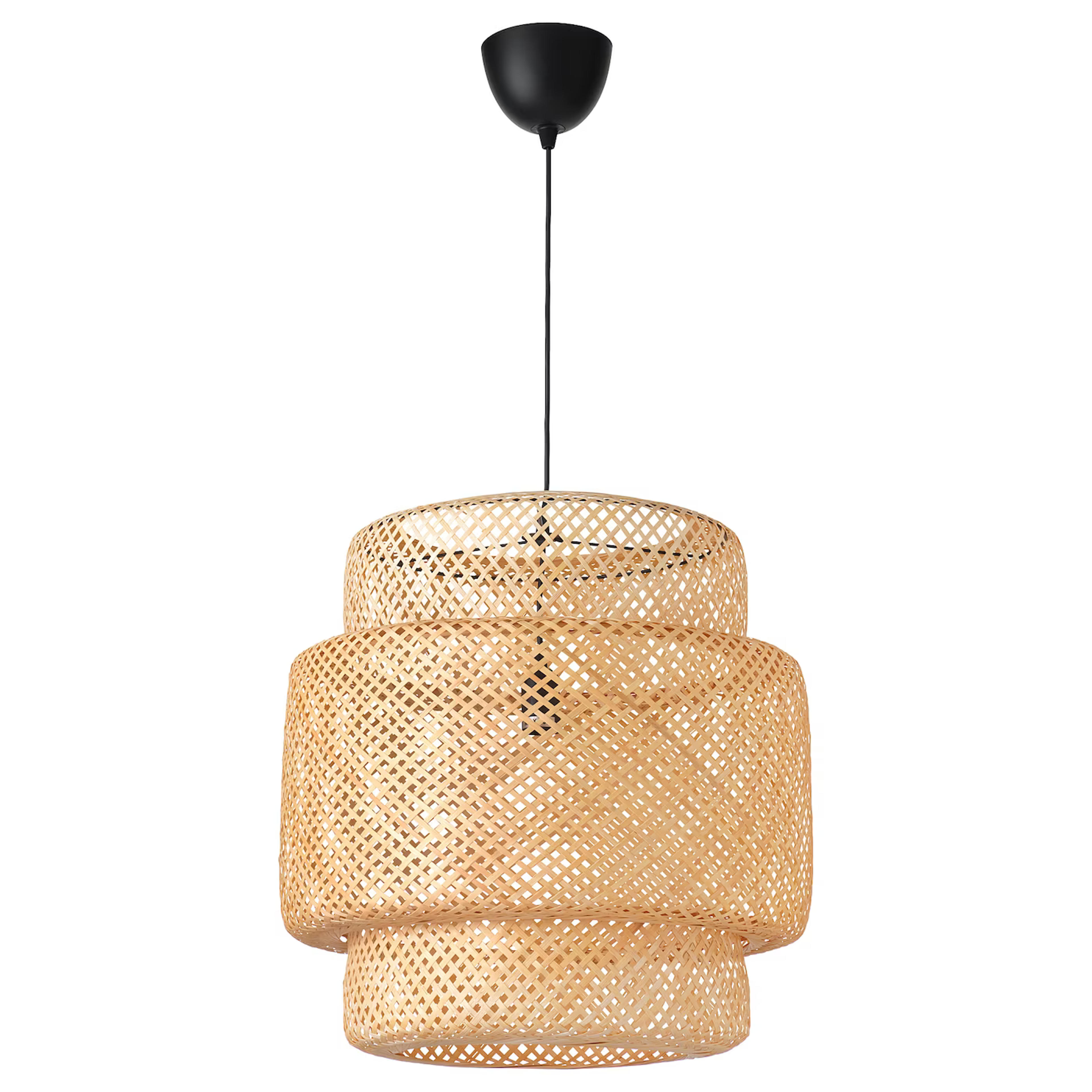 SINNERLIG Pendant lamp, bamboo/handmade - IKEA