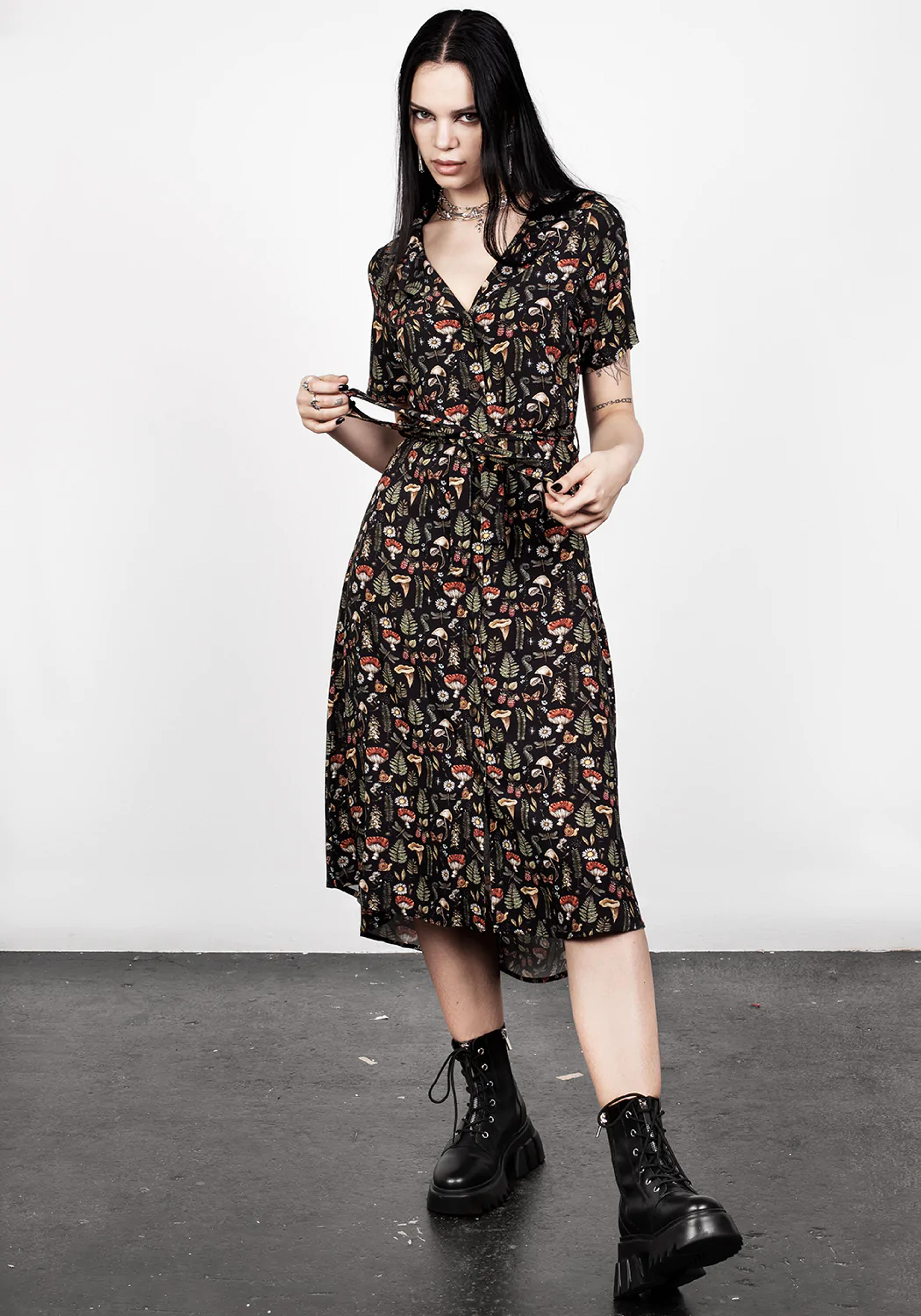 Luthien Button Up Shirt Dress - UK 18