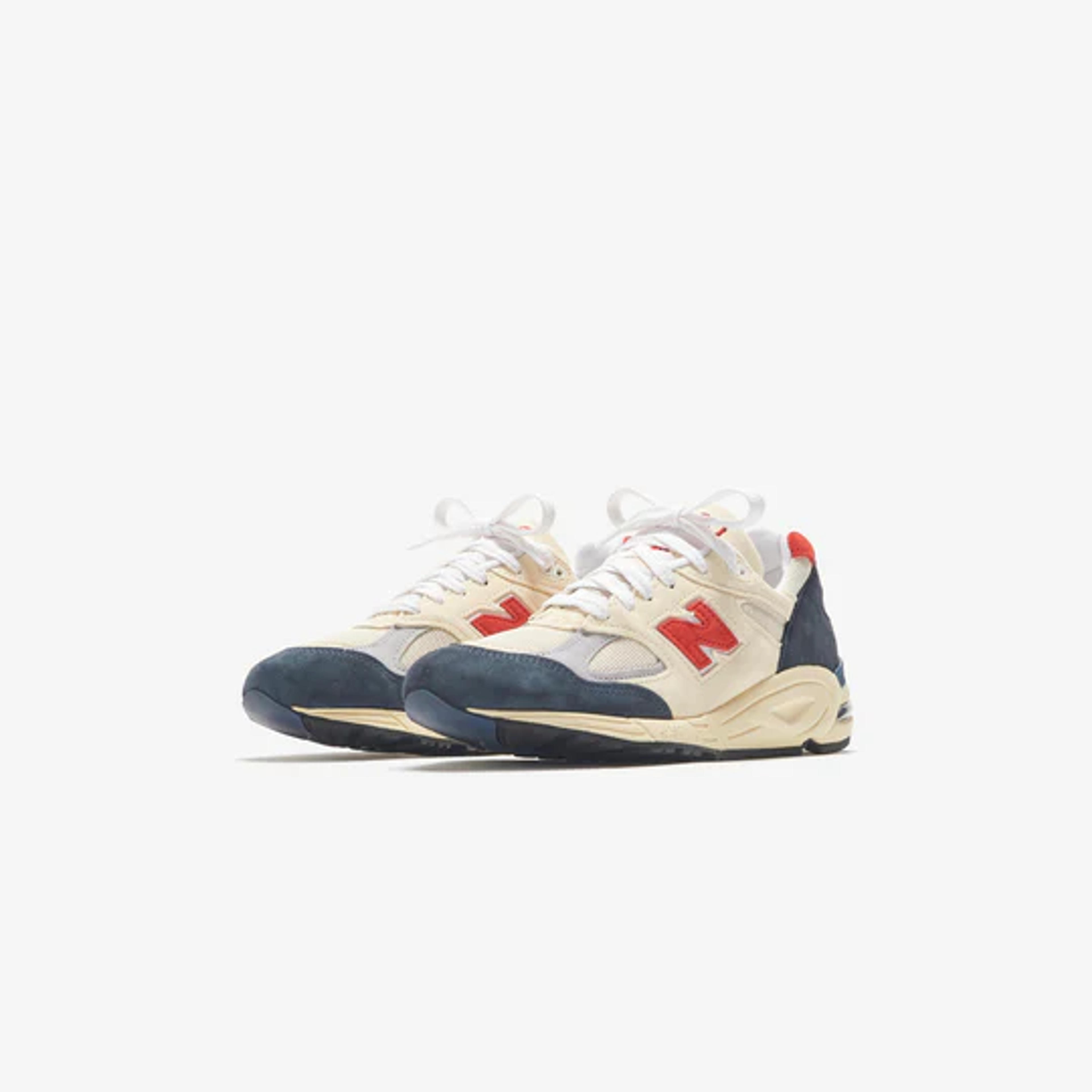 New Balance Made in USA 990TA2 - White / Navy / Red – Kith