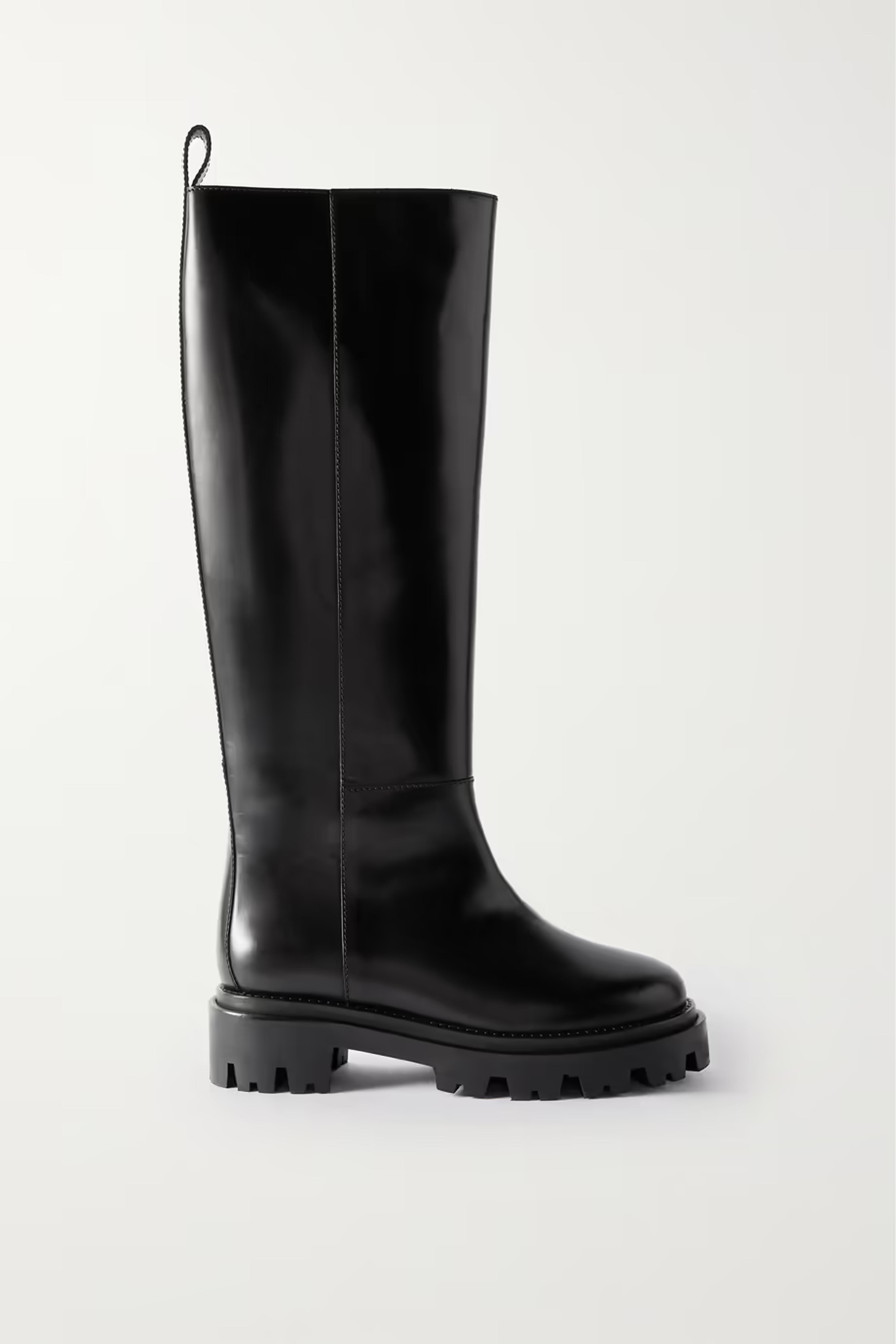 Black Cener leather knee boots | ISABEL MARANT | NET-A-PORTER