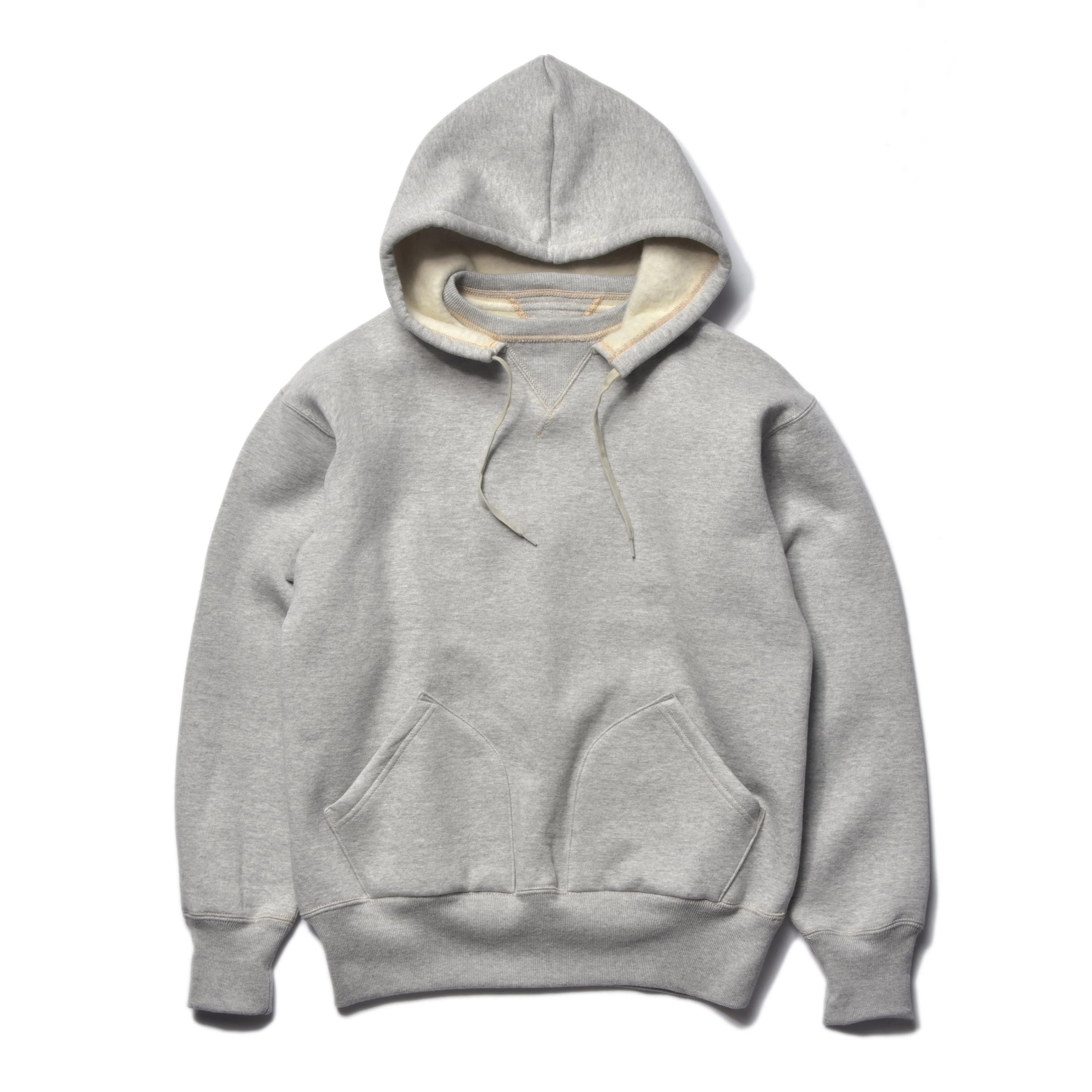 13 OZ. WOOL LOOPWHEEL HOODED SWEATSHIRT – The Real McCoy's