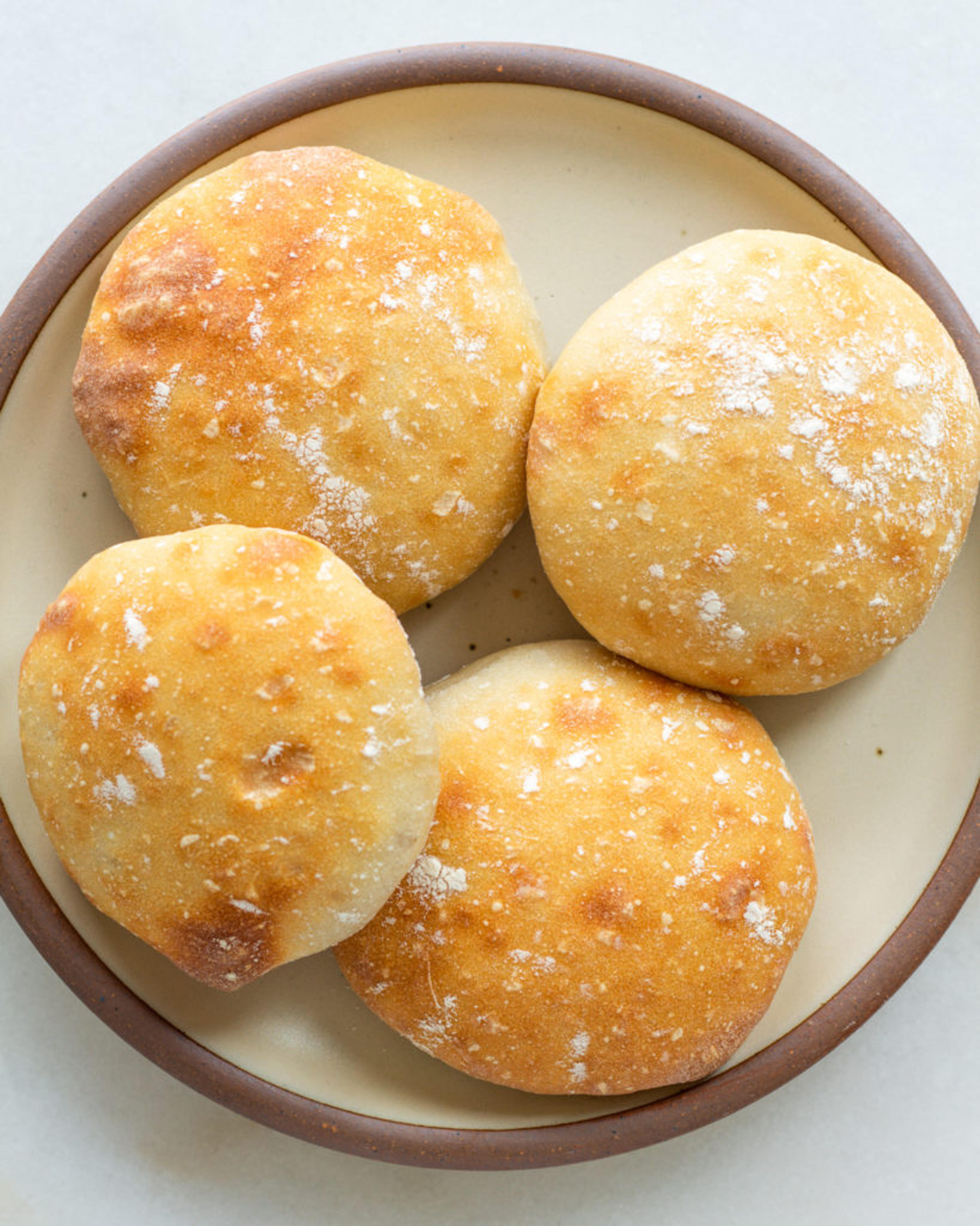 One-day Ciabatta Rolls - Justine Snacks