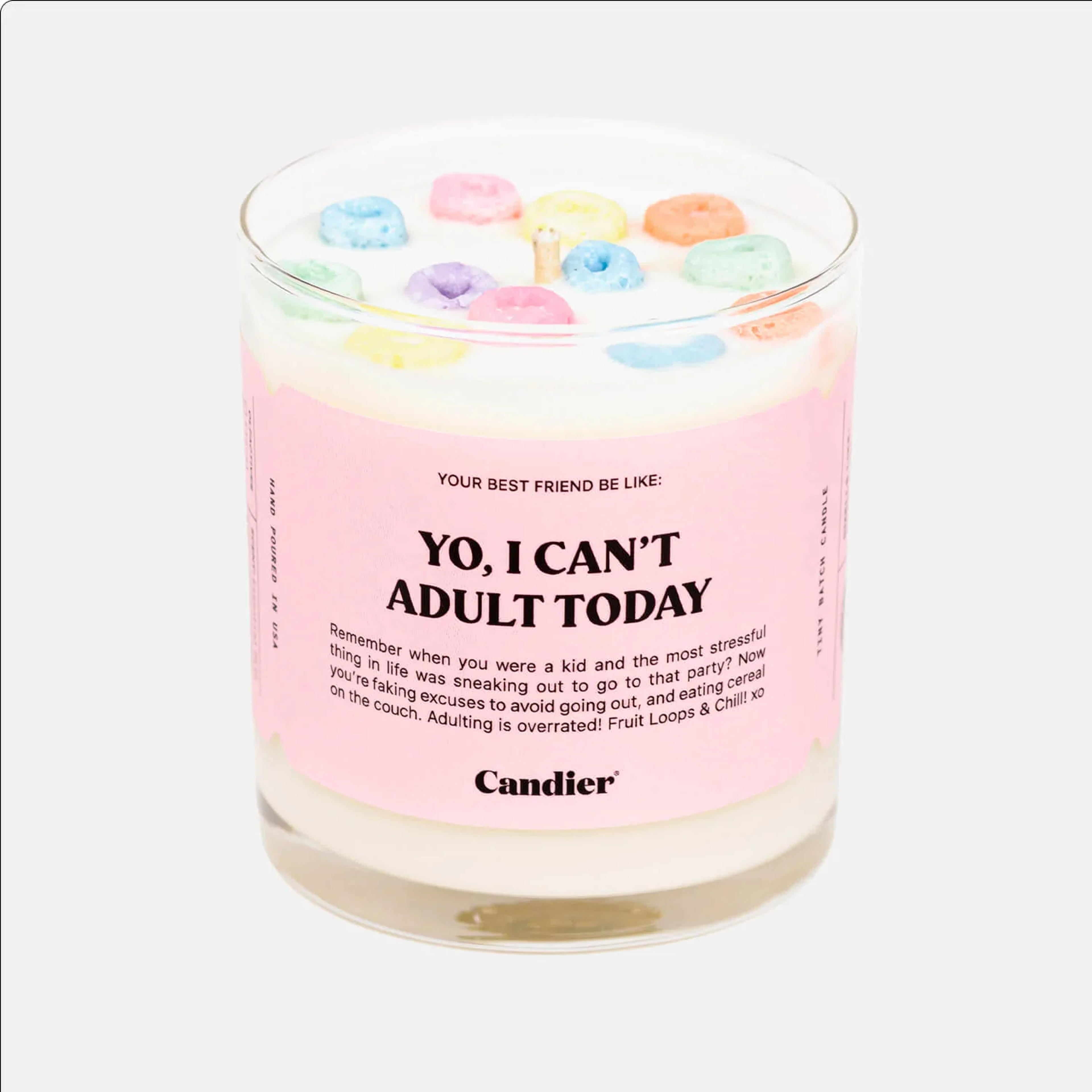 Can't Adult Today Candle | Dorm Essentials - Default Title - Dormify