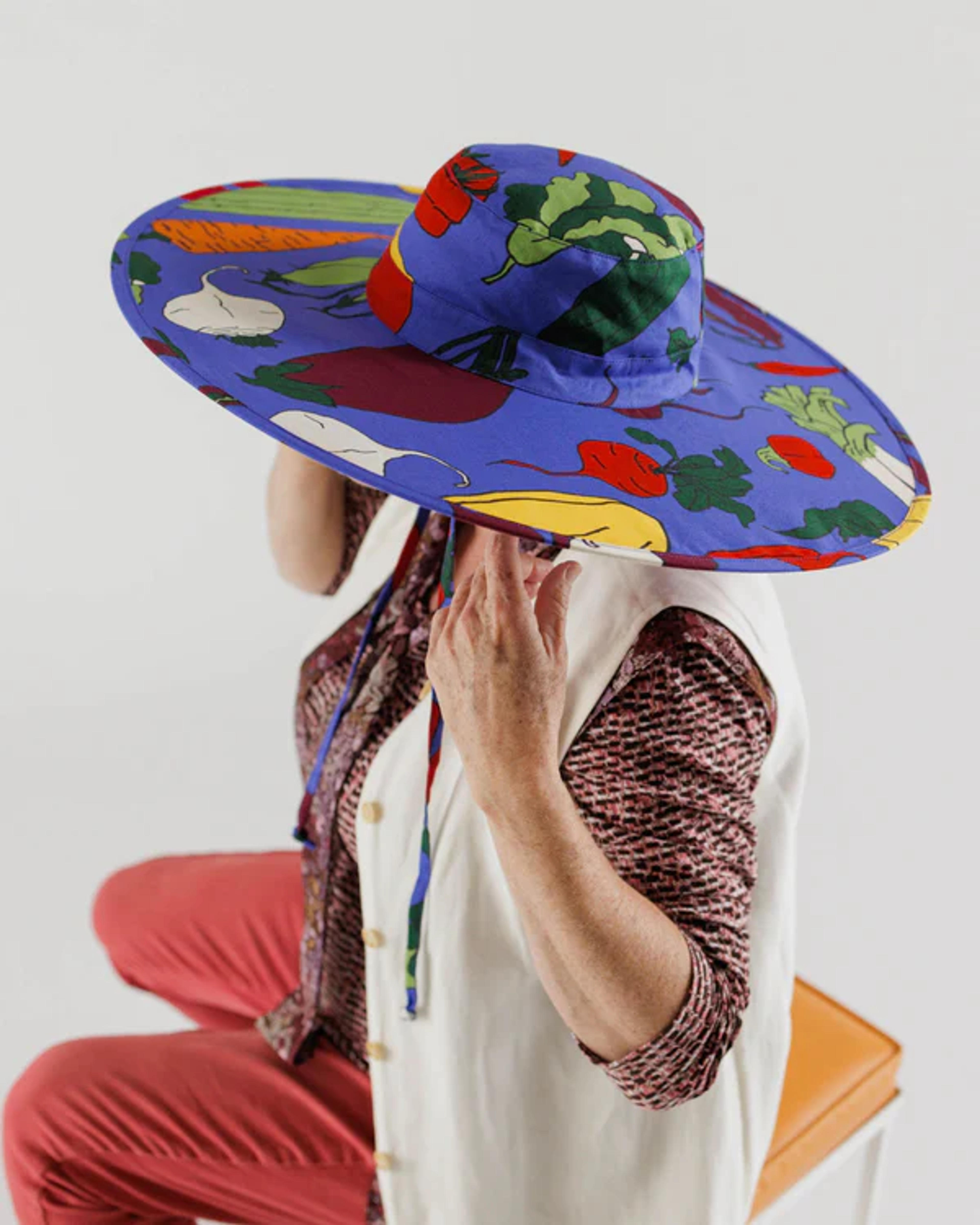 Packable Sun Hat : Farmers Market - Baggu