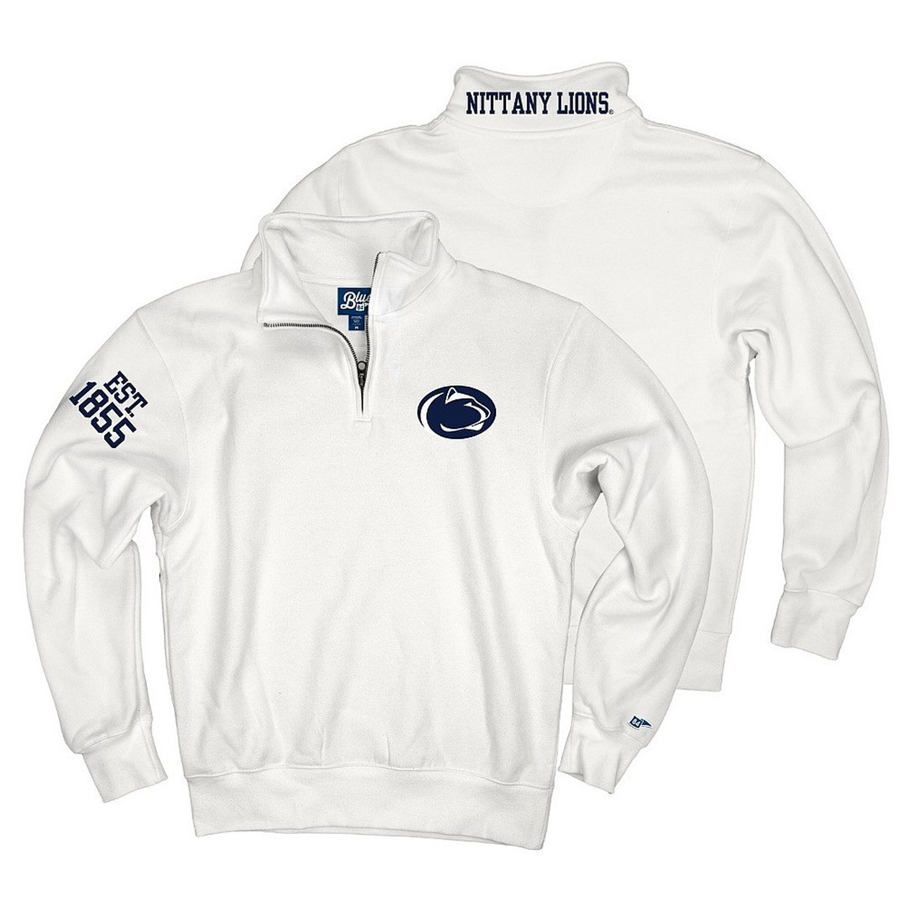 Penn State White Embroidered Quarter Zip Nittany Lions (PSU)