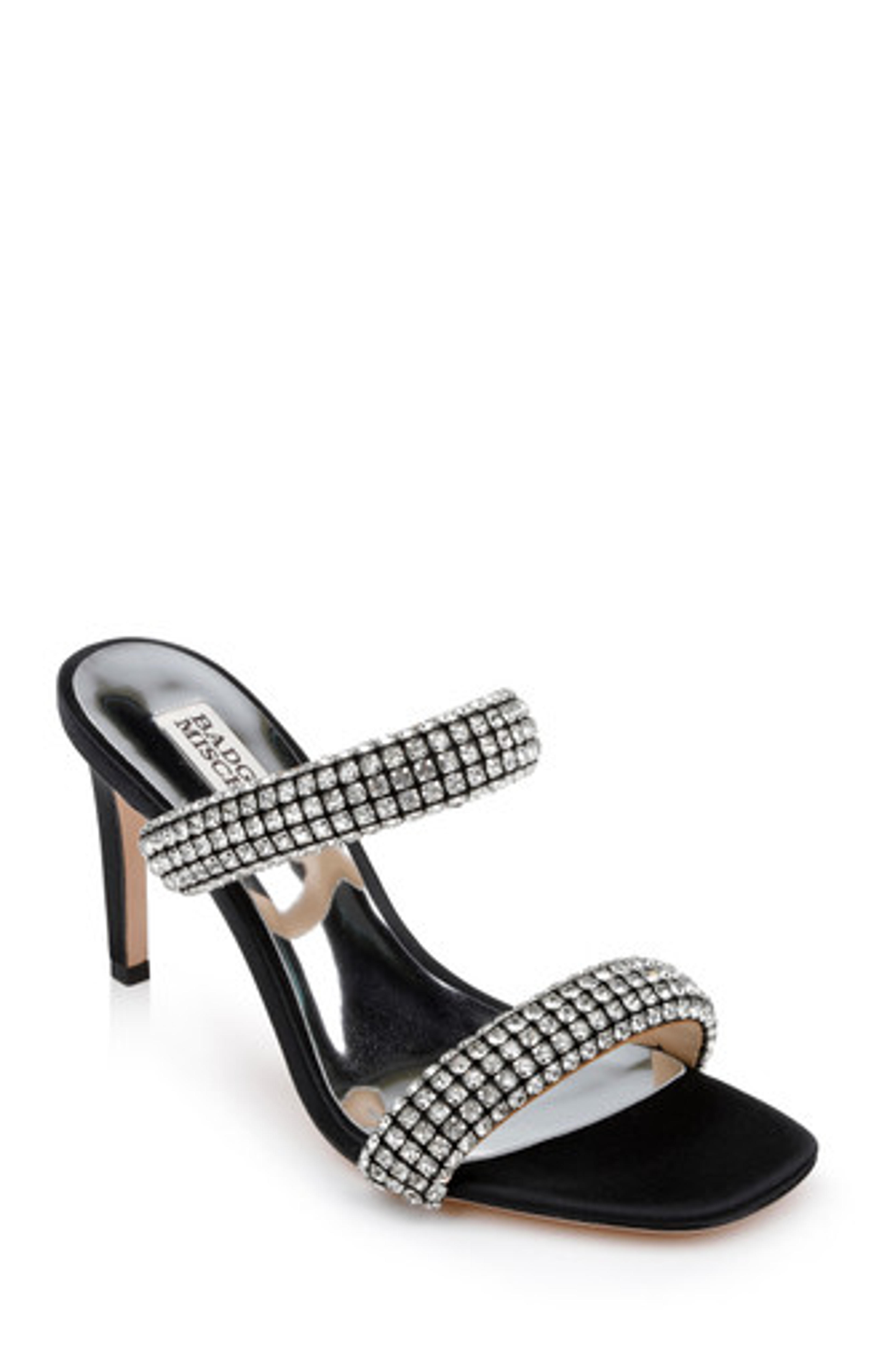 Sade Jeweled Double-Band Stiletto by Badgley Mishcka