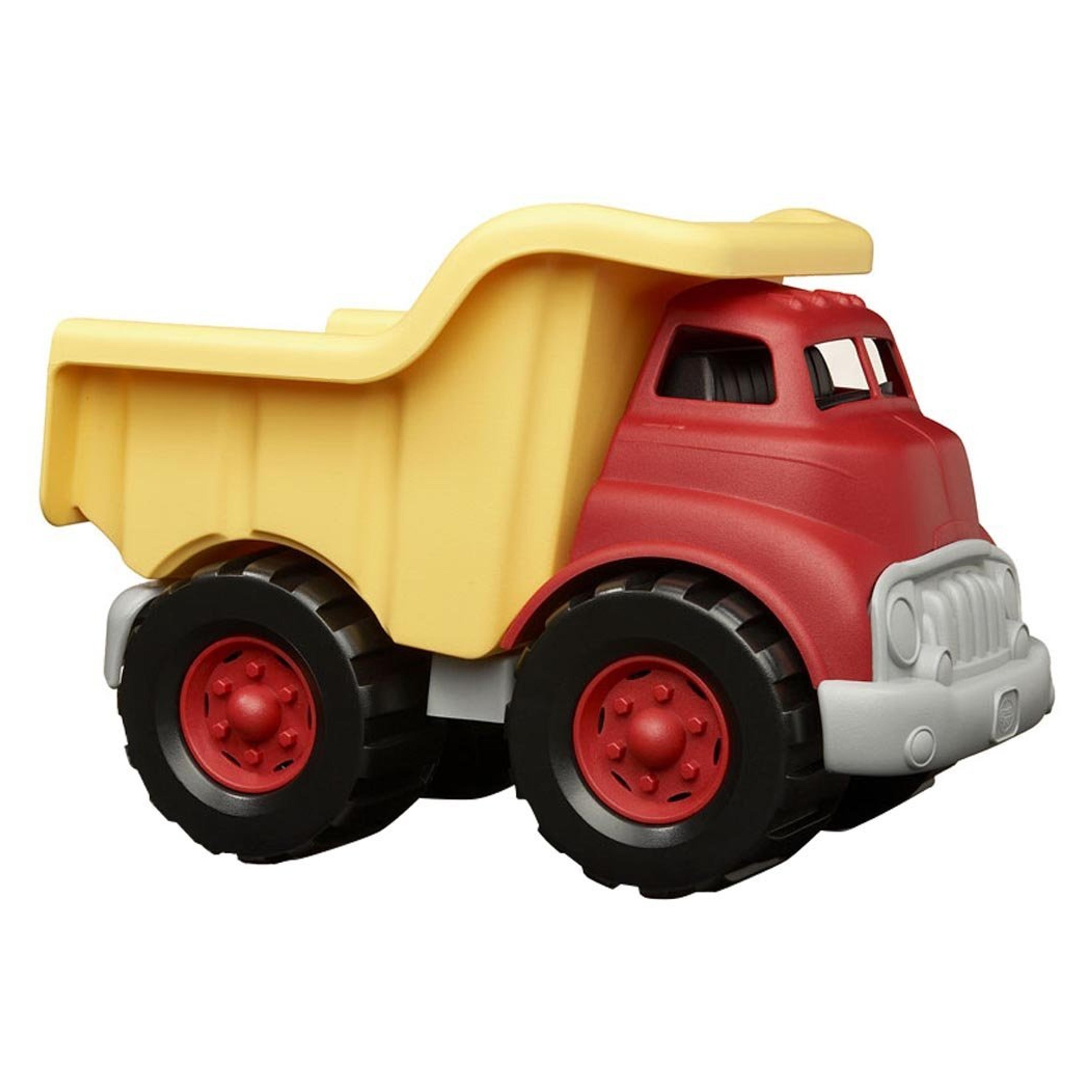 Amazon.com: Green Toys Dump Truck in Yellow and Red - BPA Free, Phthalates Free Play Toys for Gross Motor, Fine Motor Skill Development. Pretend Play , Red/Yellow : Toys & Games