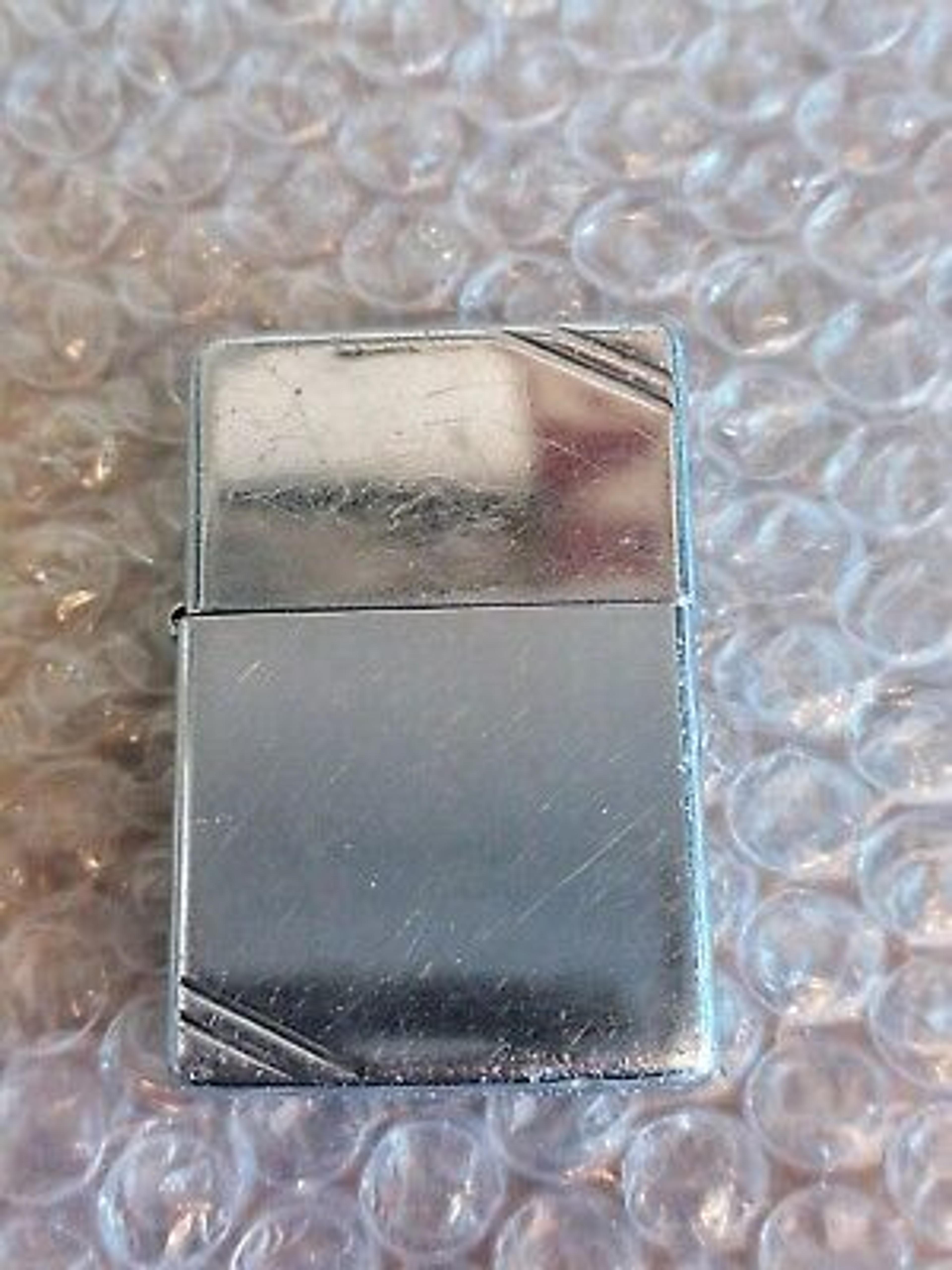 Vintage 1994 ZIPPO CIGARETTE LIGHTER CUT Slash CORNERS 2032695 Replica