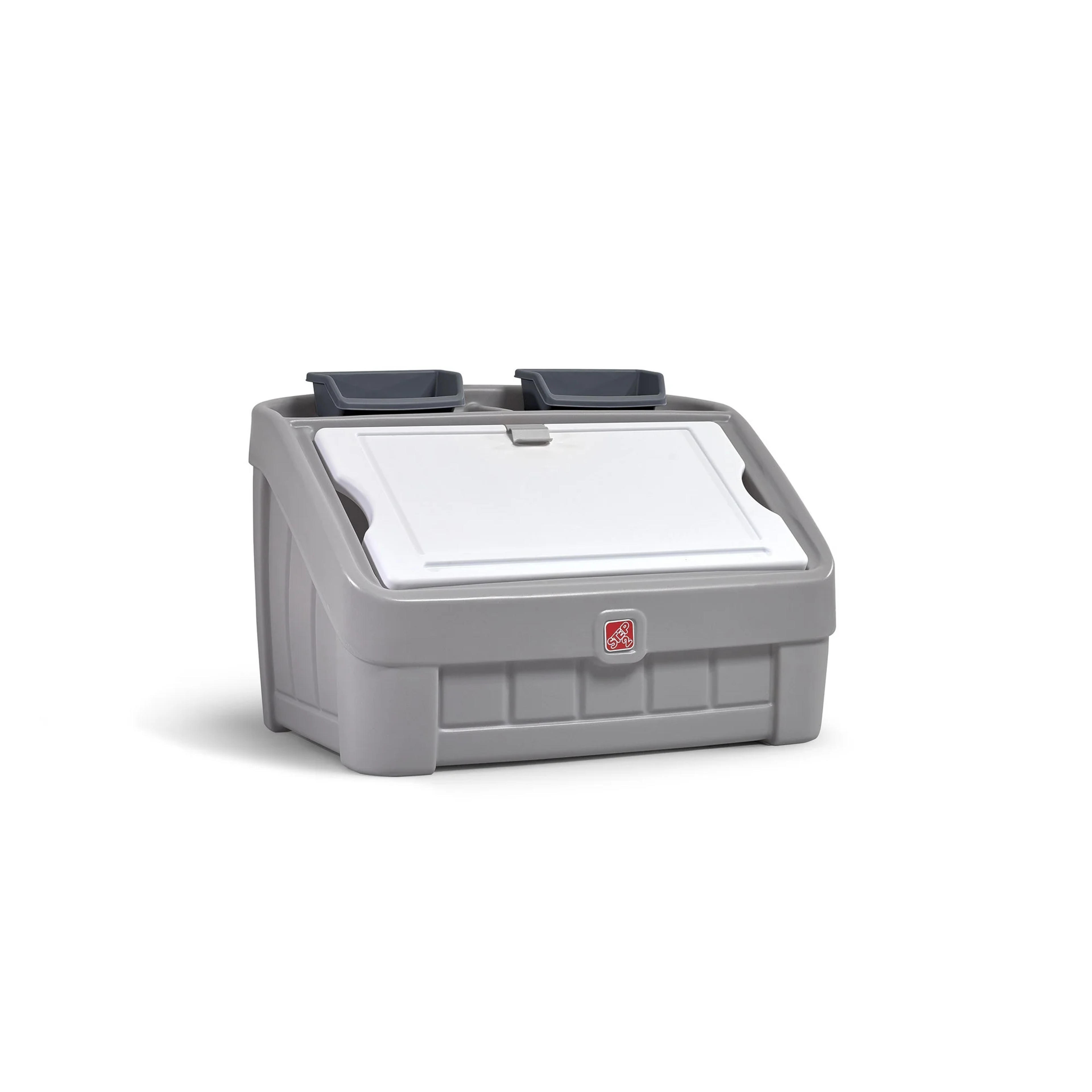 2-in-1 Toy Box & Art Lid™ - Gray from Step2