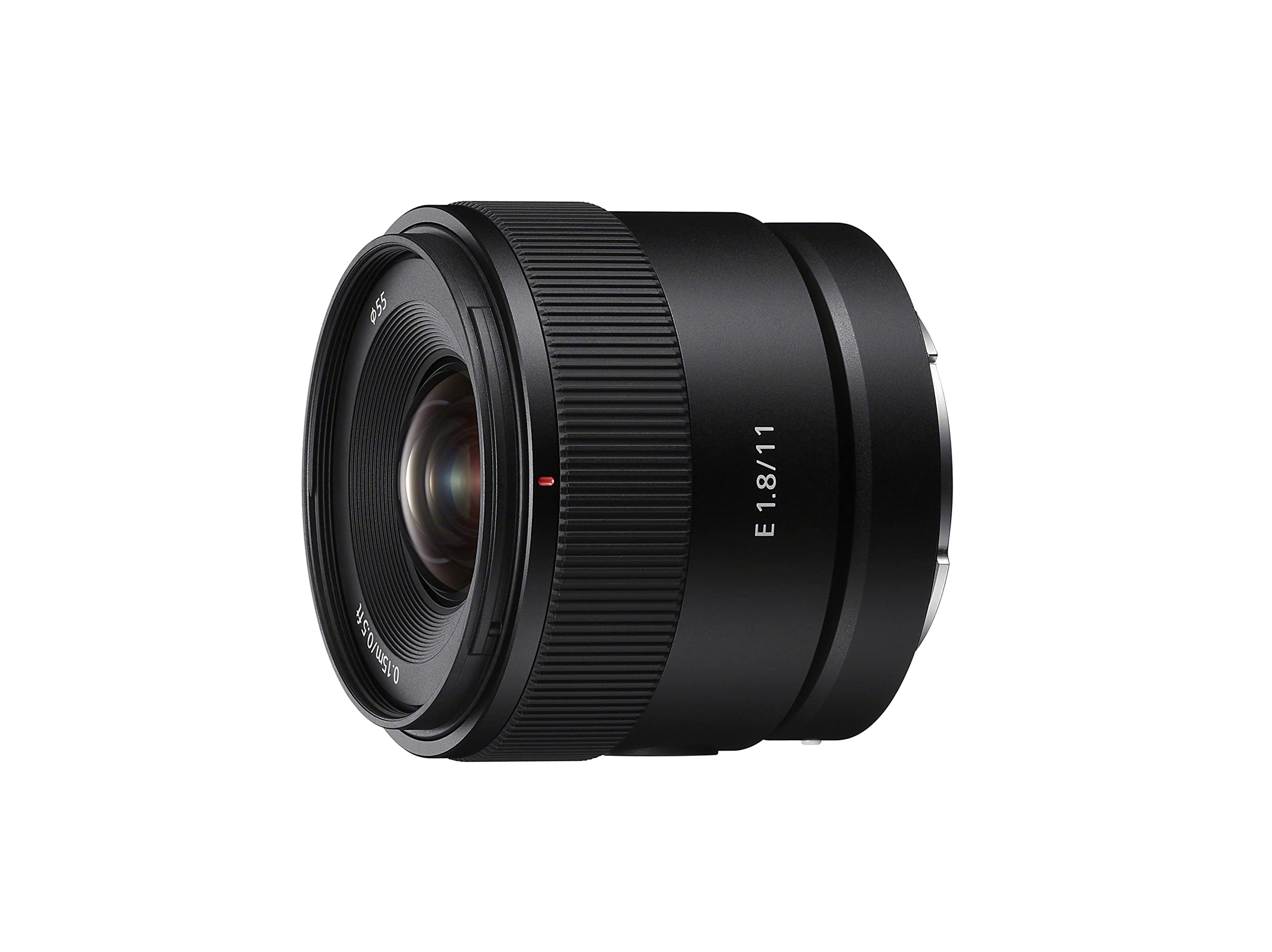 Amazon.com : Sony E 11mm F1.8 APS-C Ultra-Wide-Angle Prime for APS-C Cameras : Electronics