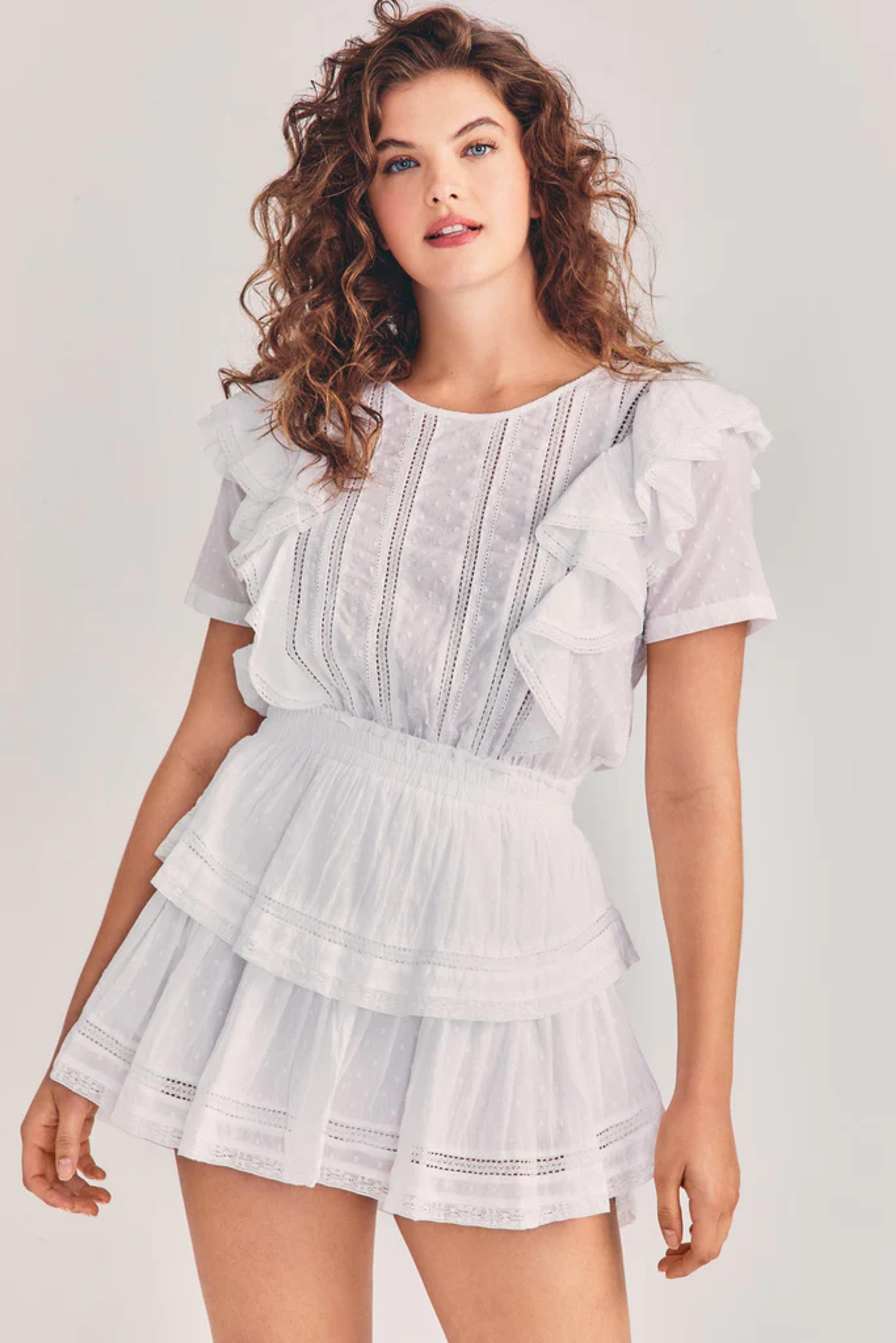 Natasha Dress (White) - Womens Dresses | LoveShackFancy.com