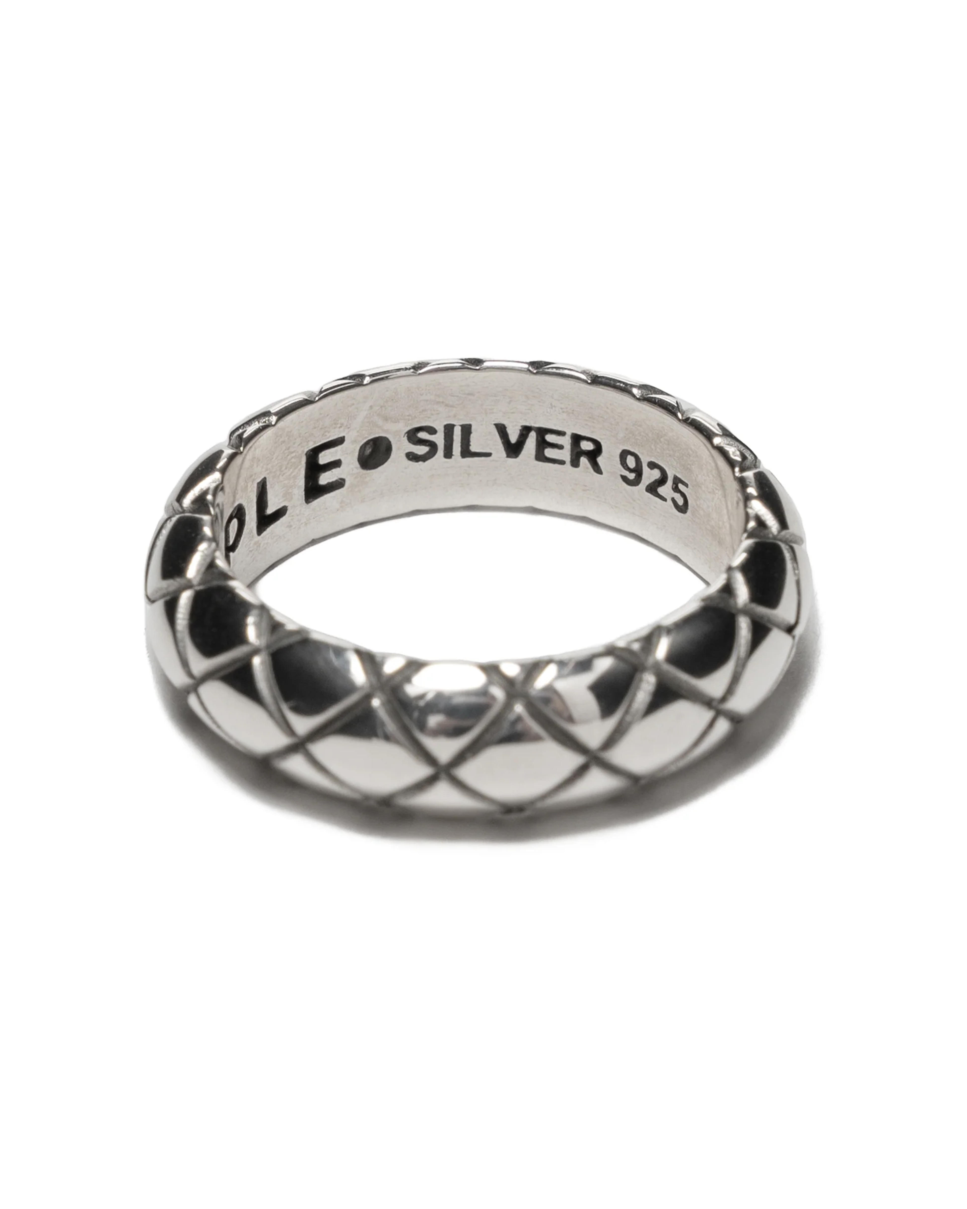 Quilted Band Ring Silver 925 | HAVEN