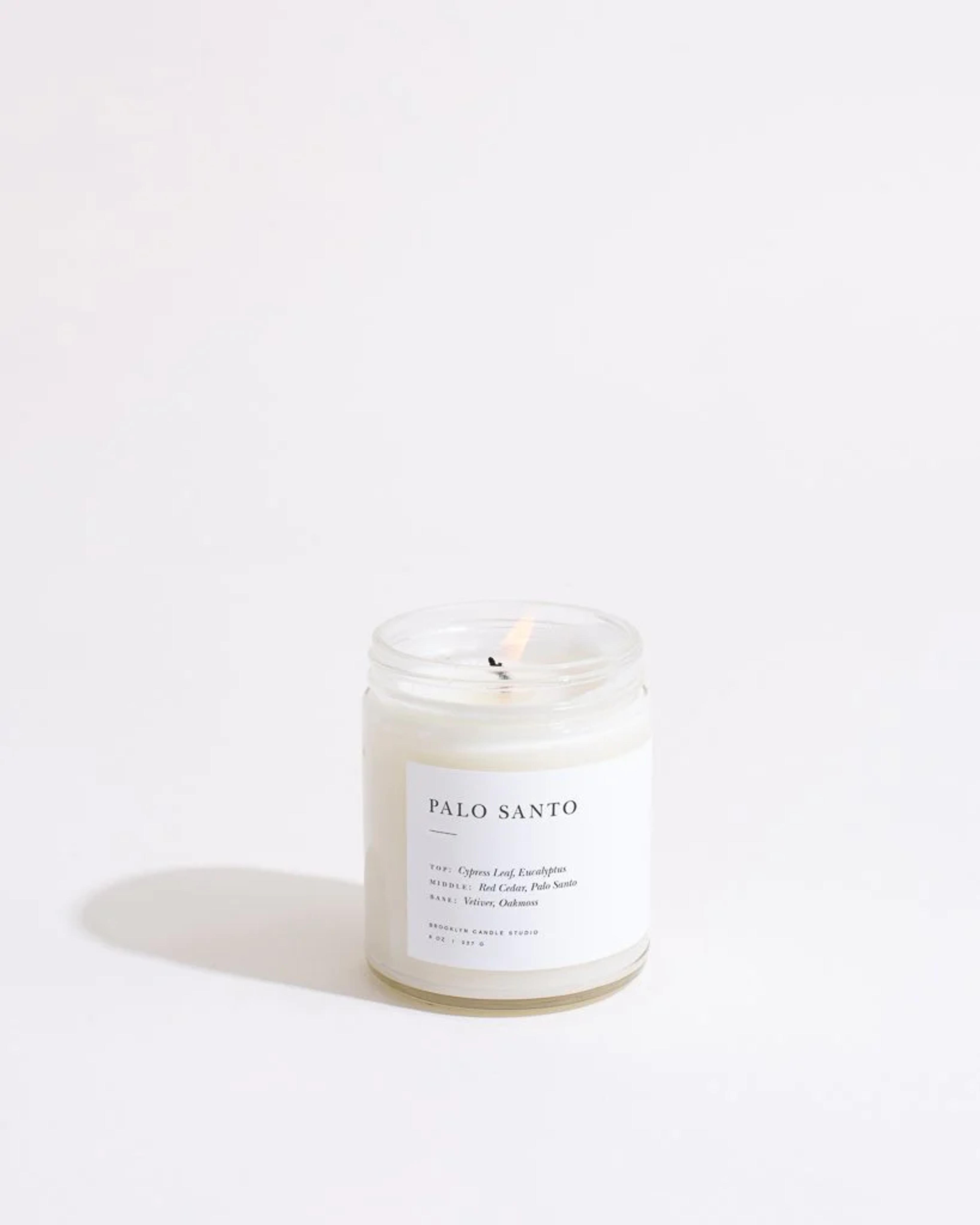 Palo Santo Candle | Minimalist Candle by Brooklyn Candle Studio