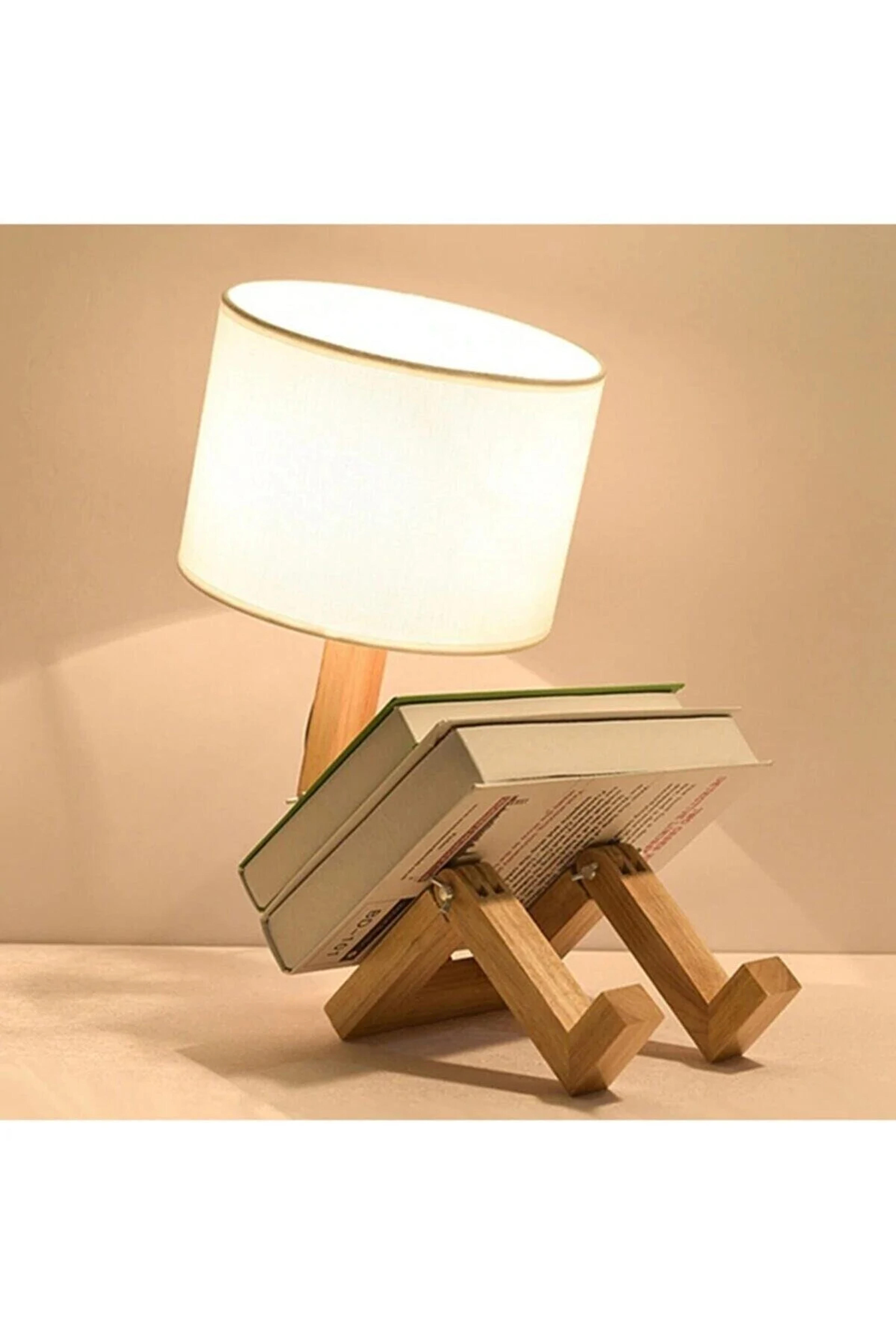 Flexible Adjustable, Bedroom Lamp  Folding Reading Lamp, Desk Lamp, Wood Human Lamp, Wood Lamp, Bedroom Light, Floor Lamp, Gift, Lambadaire,