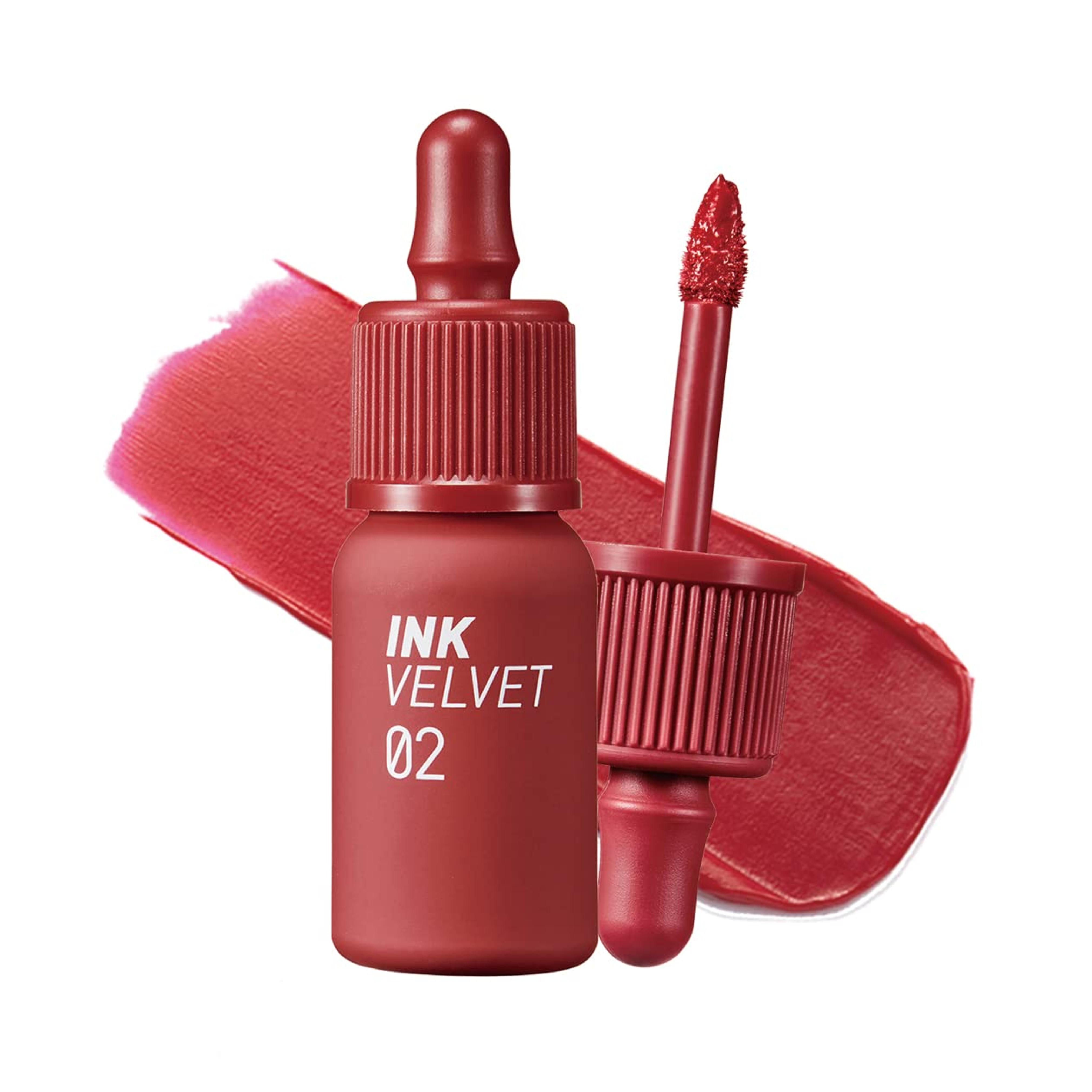 Amazon.com : Peripera Ink the Velvet Lip Tint | High Pigment Color, Longwear, Weightless, Not Animal Tested, Gluten-Free, Paraben-Free | #002 CELEB DEEP ROSE, 0.14 fl oz : Beauty & Personal Care