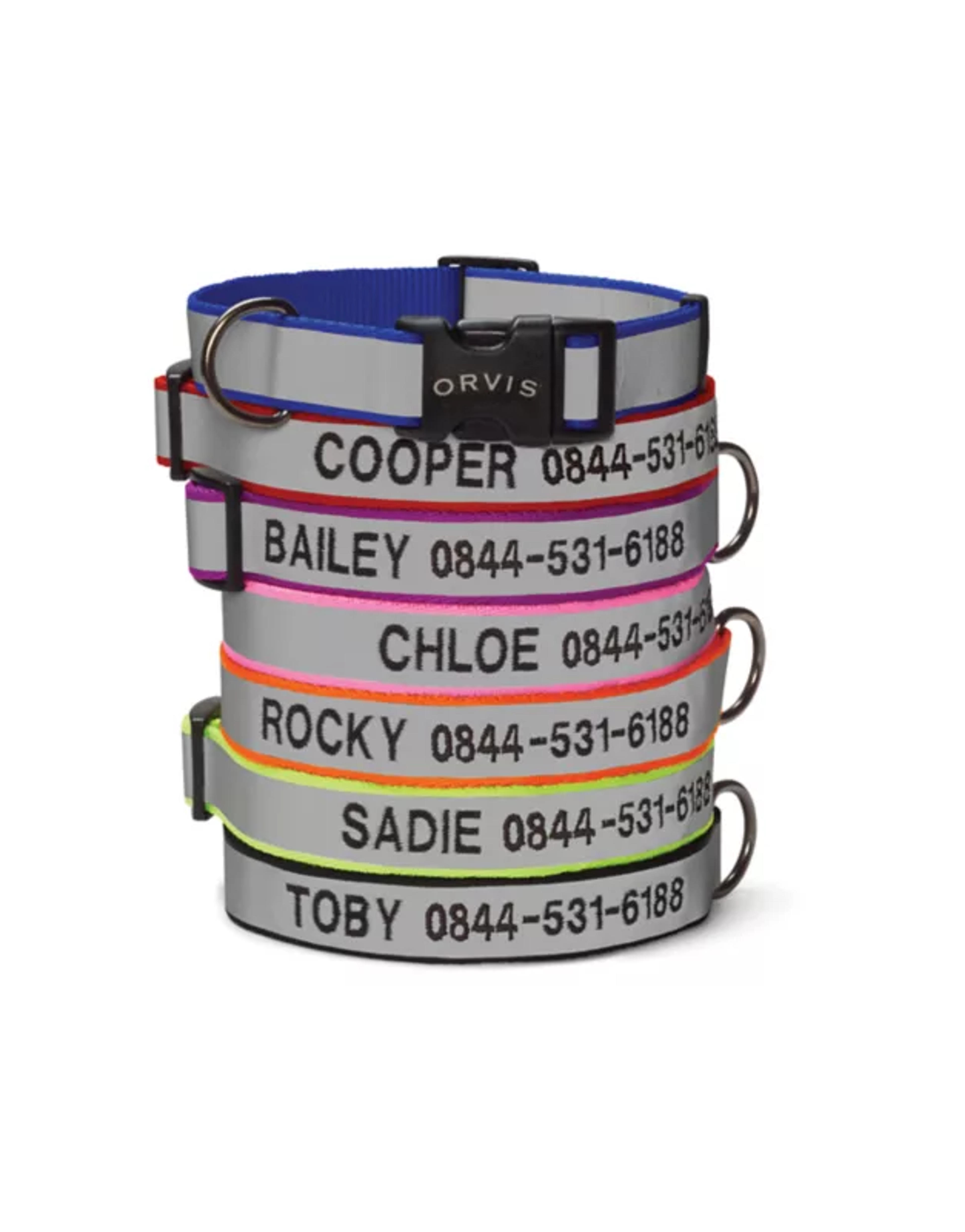 Personalized Reflective Dog Collar | Orvis