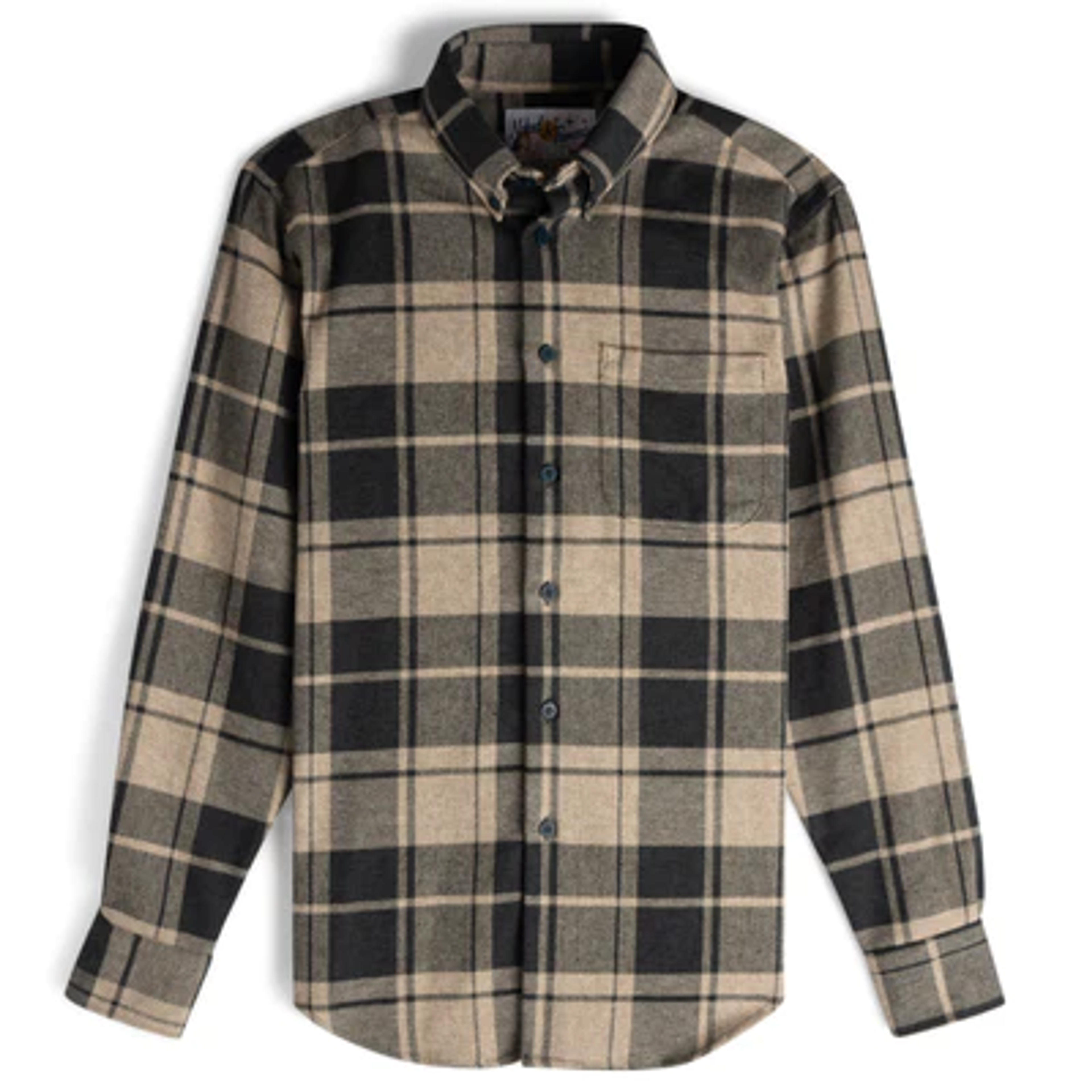 Easy Shirt - Heavy Vintage Flannel - Forest/Grey | Naked & Famous Denim – Tate + Yoko