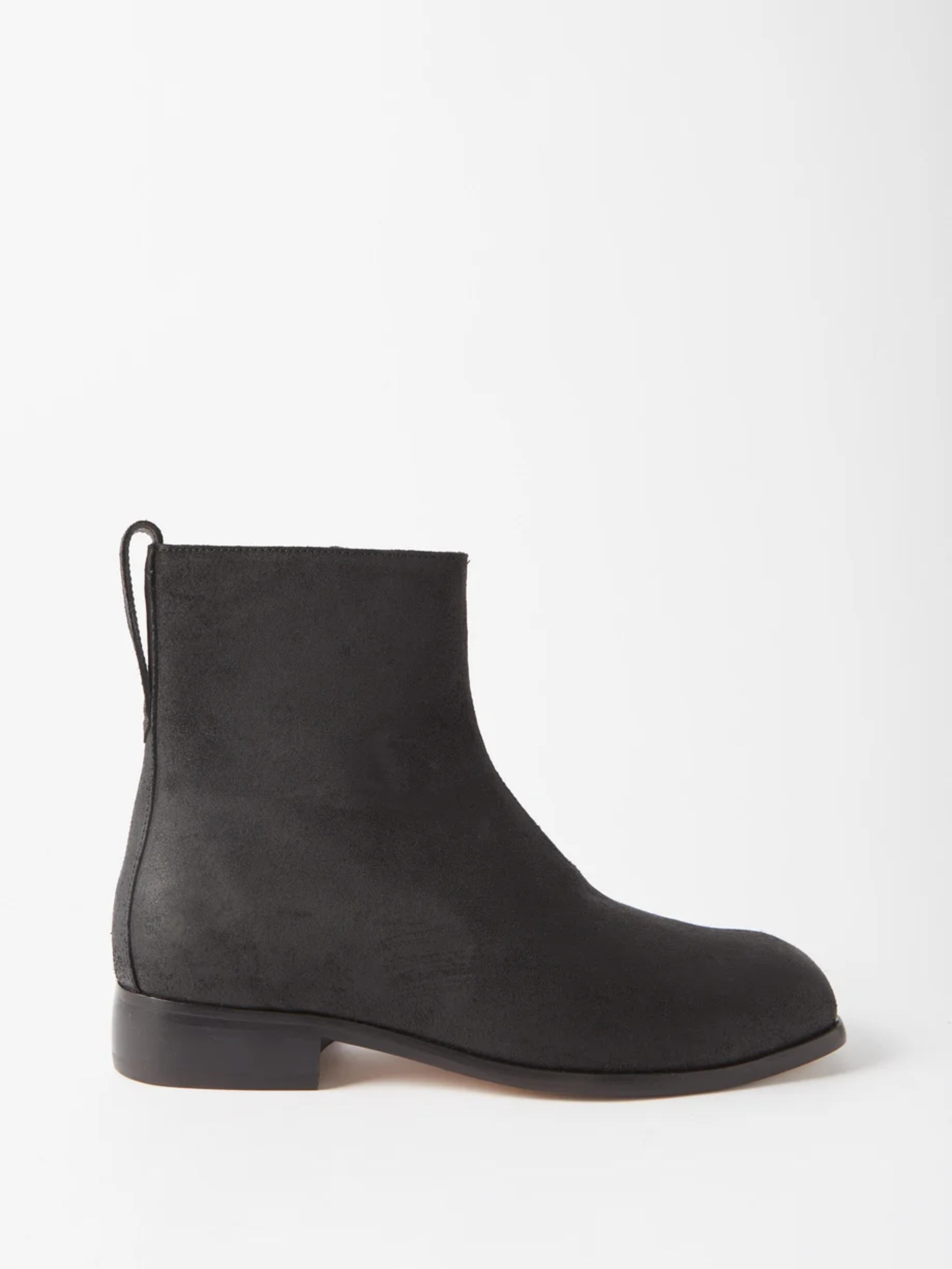 Black Michaelis waxed-suede Chelsea boots | Our Legacy | MATCHESFASHION US
