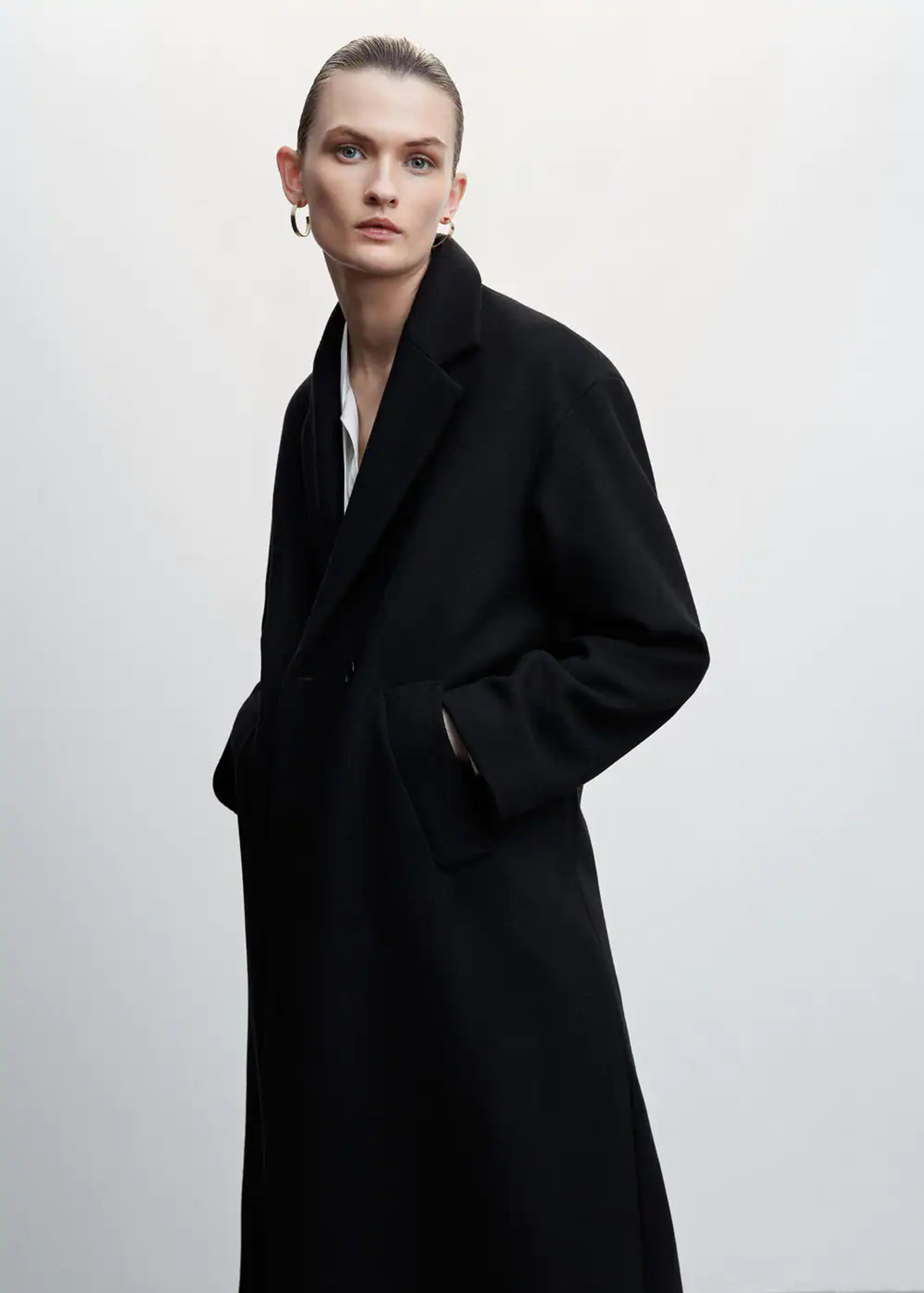 Oversize wool coat - Woman | Mango Canada