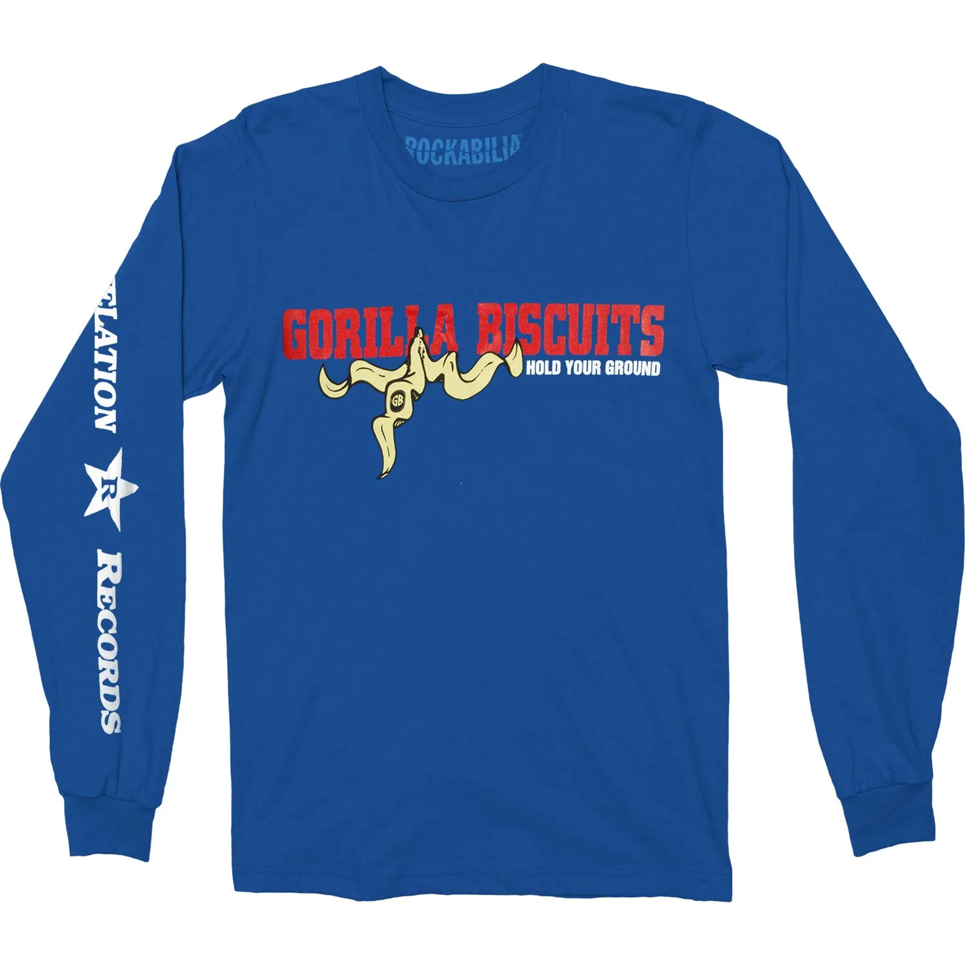 Gorilla Biscuits Hold Your Ground (Colors May Vary) Long Sleeve 413050 | Rockabilia Merch Store