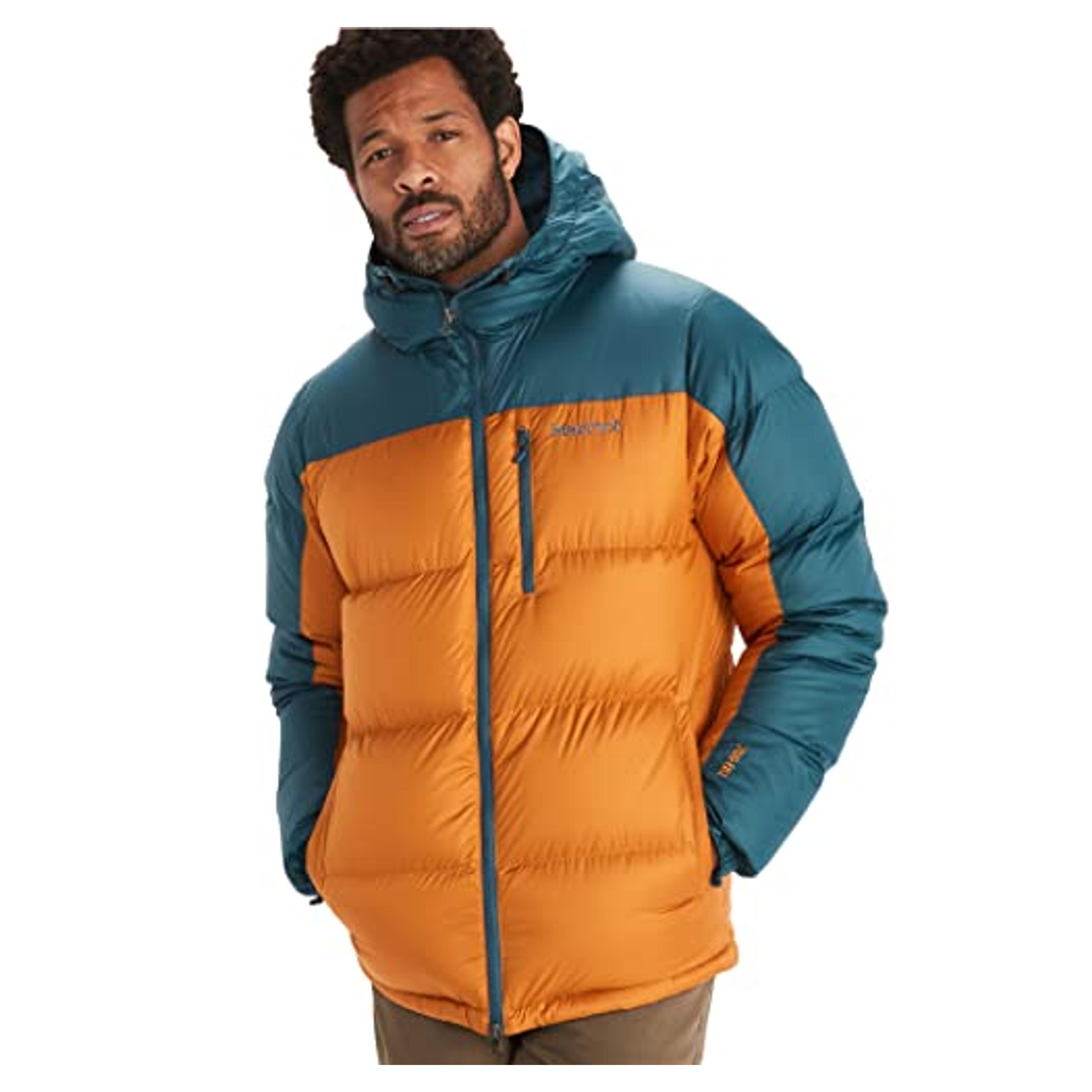 Amazon.com: MARMOT Herren Guides Down Hoody Winter Puffer Jacket, Ultra leichte Daunenjacke 700 Fill Power Warme Mit Kapuze Wasserabweisend Winddicht, Bronze/Stargazer, Small US : Clothing, Shoes & Jewelry