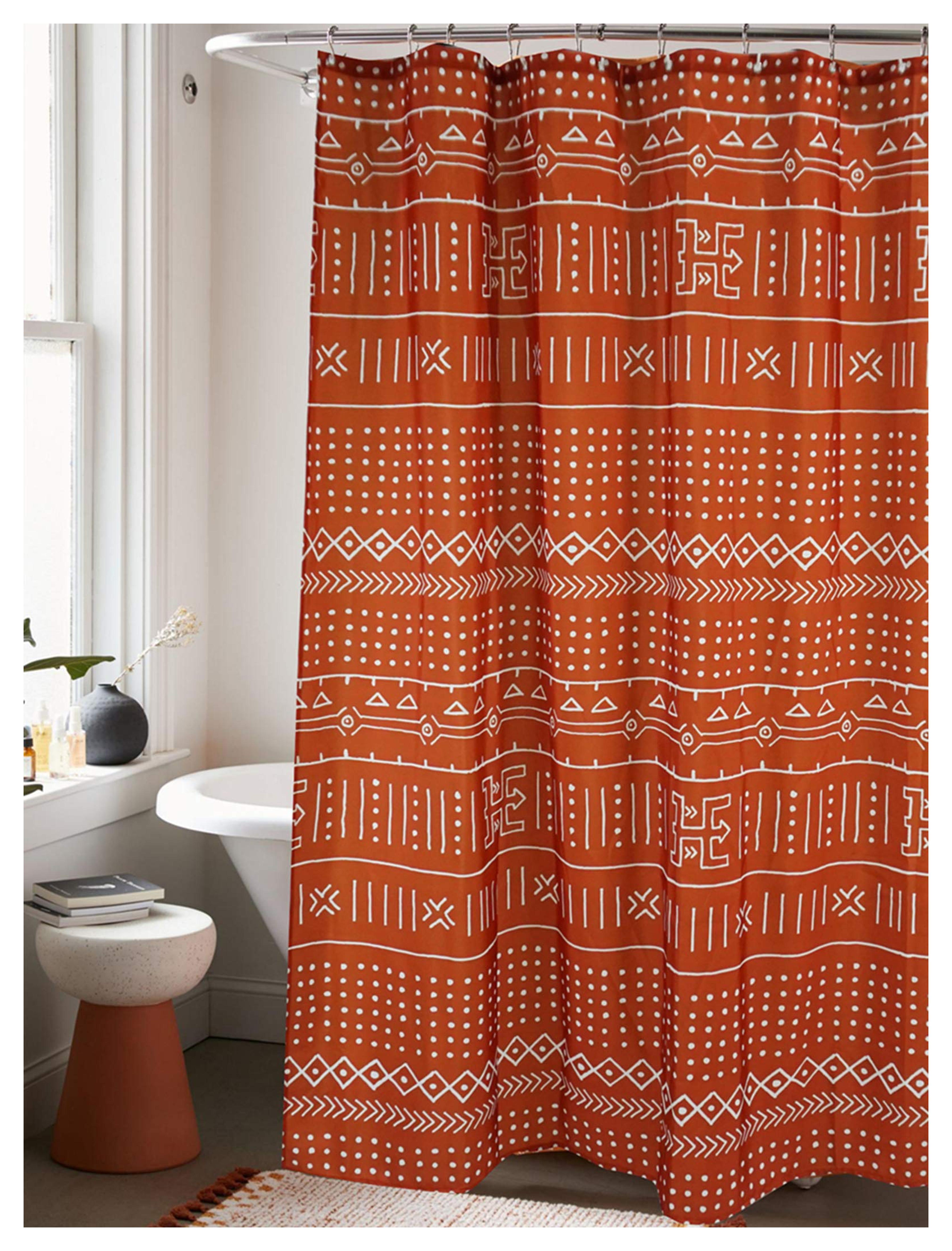 Amazon.com: YoKii Mudcloth Fabric Shower Curtain, 72-Inch Ethnic African Inspired Big Arrow Boho Bathroom Shower Curtain Sets Mud Cloth Decor, Heavy Weighted & Waterproof (Yellow, 72 x 72) : Home & Kitchen