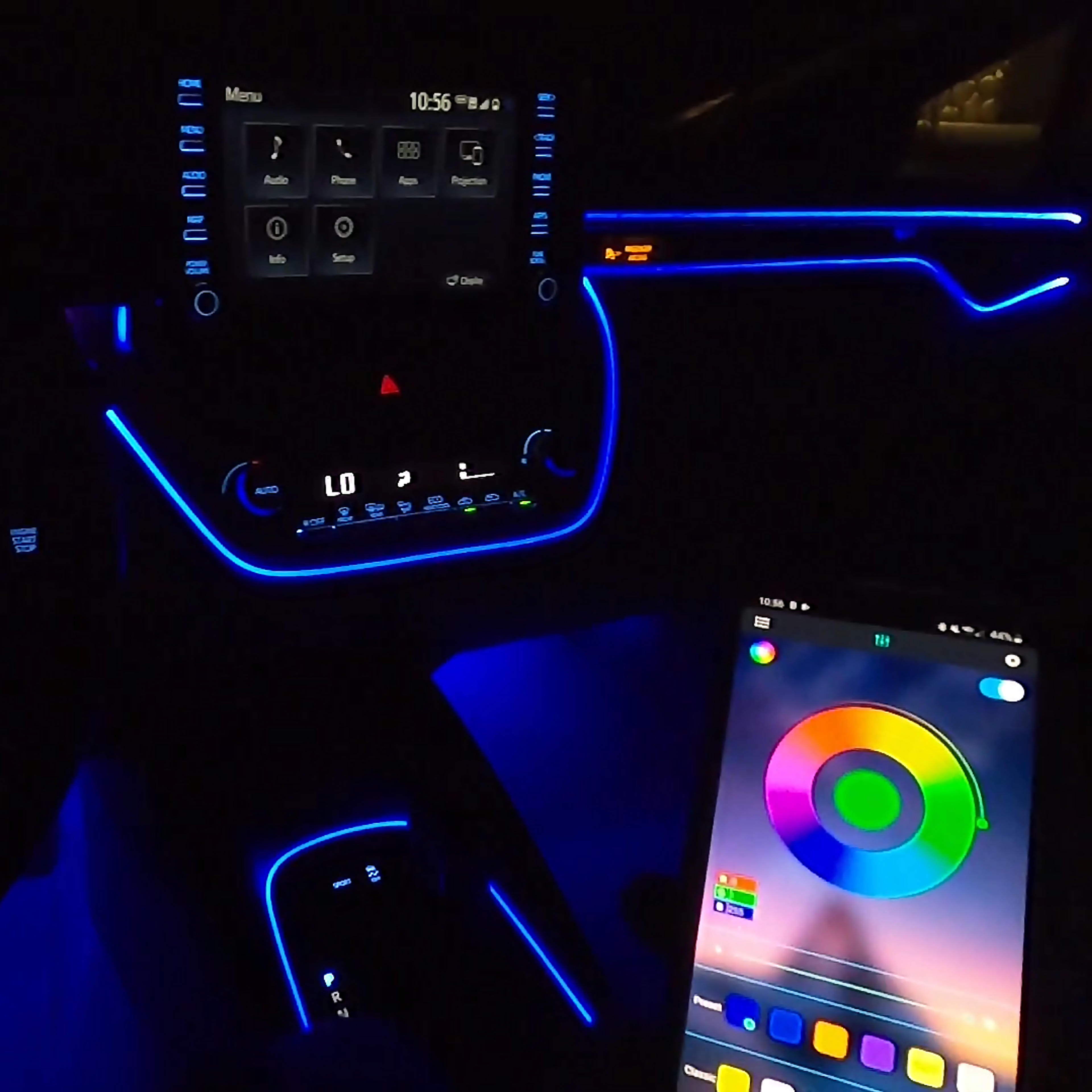 Universal Ambient Lighting Kit RGB Interior Glow