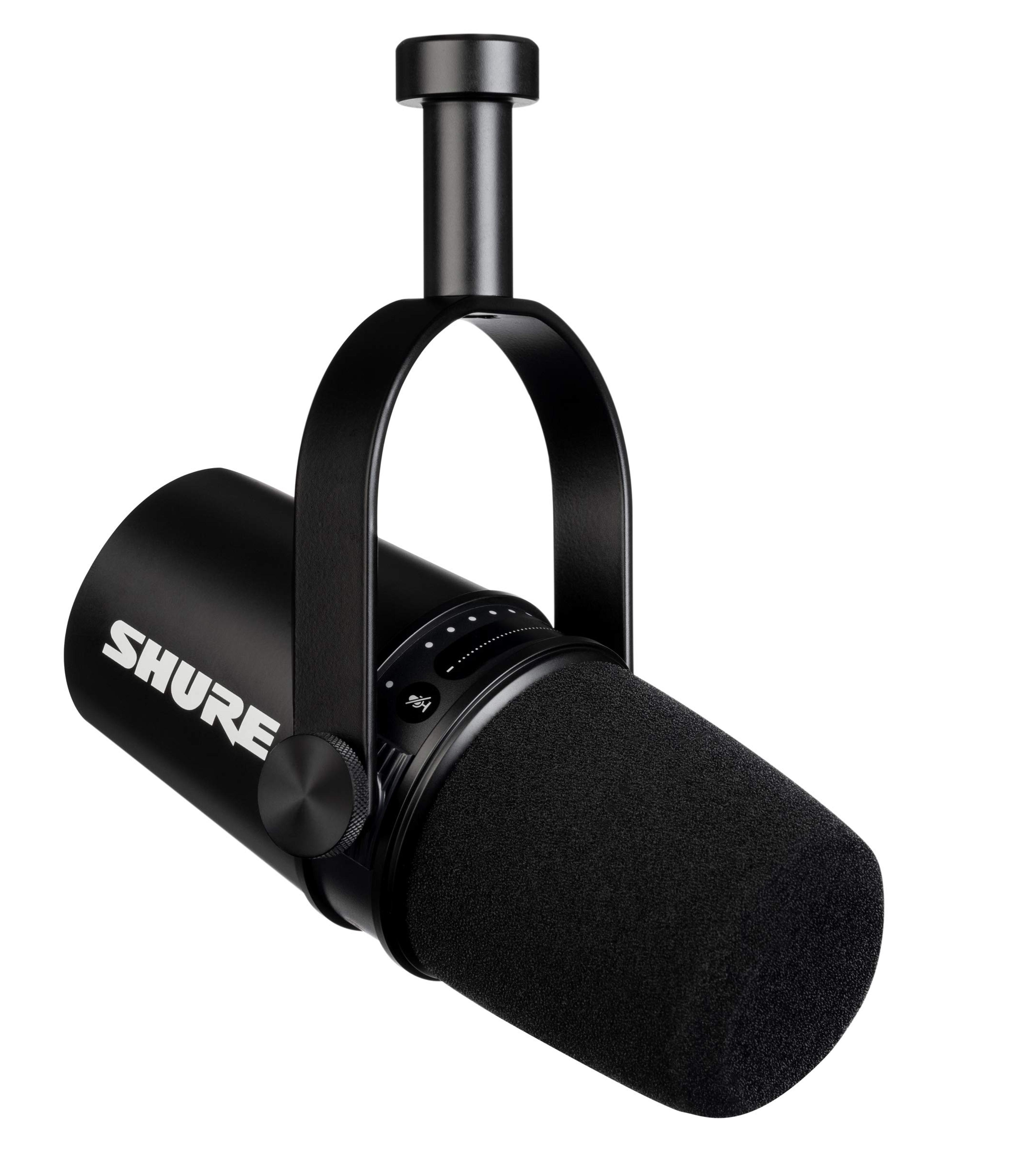 Amazon.com: Shure MV7 USB Microphone for Podcasting, Recording, Live Streaming & Gaming, Built-in Headphone Output, All Metal USB/XLR Dynamic Mic, Voice-Isolating Technology, TeamSpeak & Zoom Certified – Black : Musical Instruments