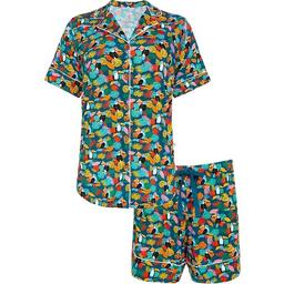Rio Women's Short Sleeve Shirt & Shorts Pajama Set - Posh Peanut Pajamas & Robes