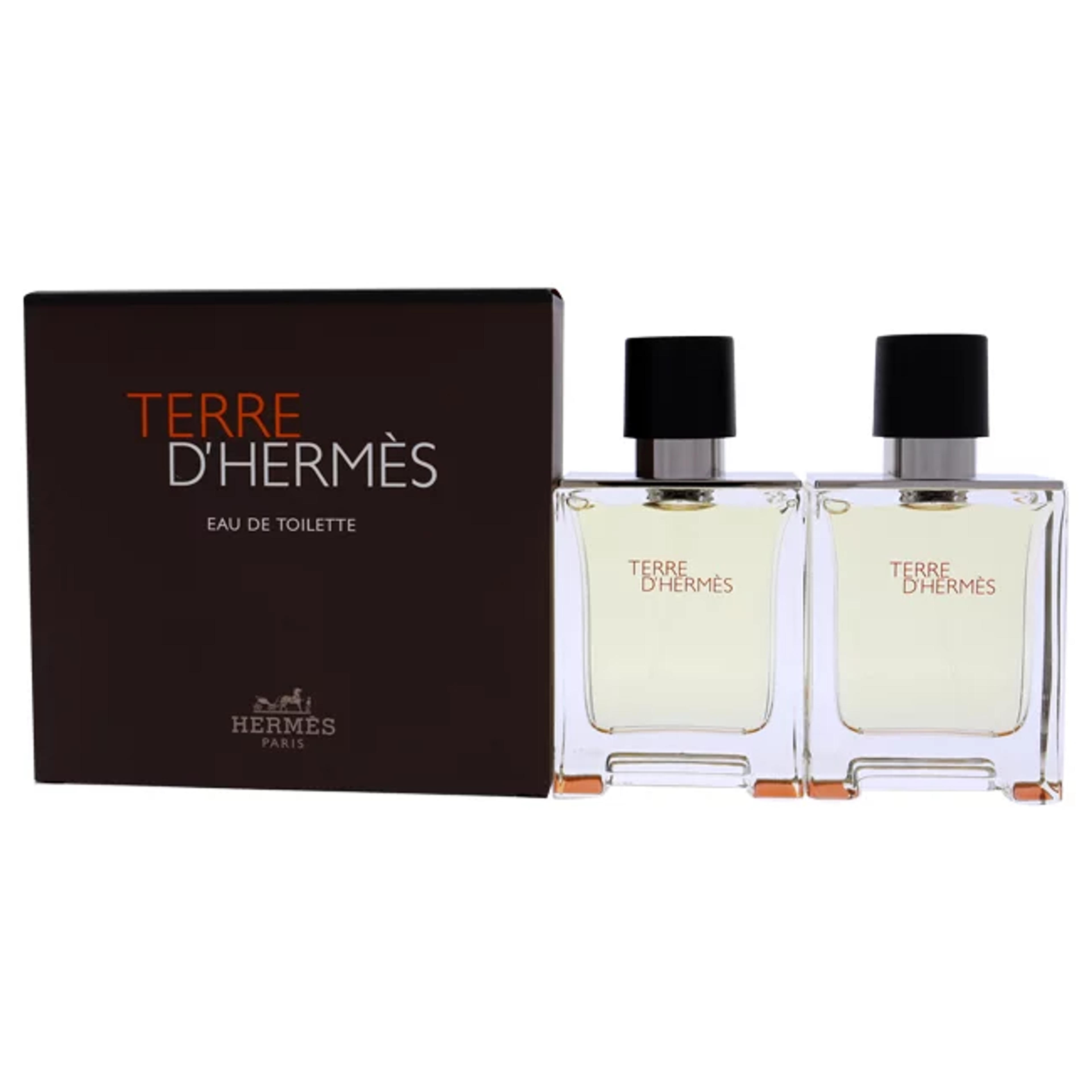 Terre DHermes by Hermes for Men - 2 Pc Gift Set 2 x 1.6oz EDT Spray - Walmart.com