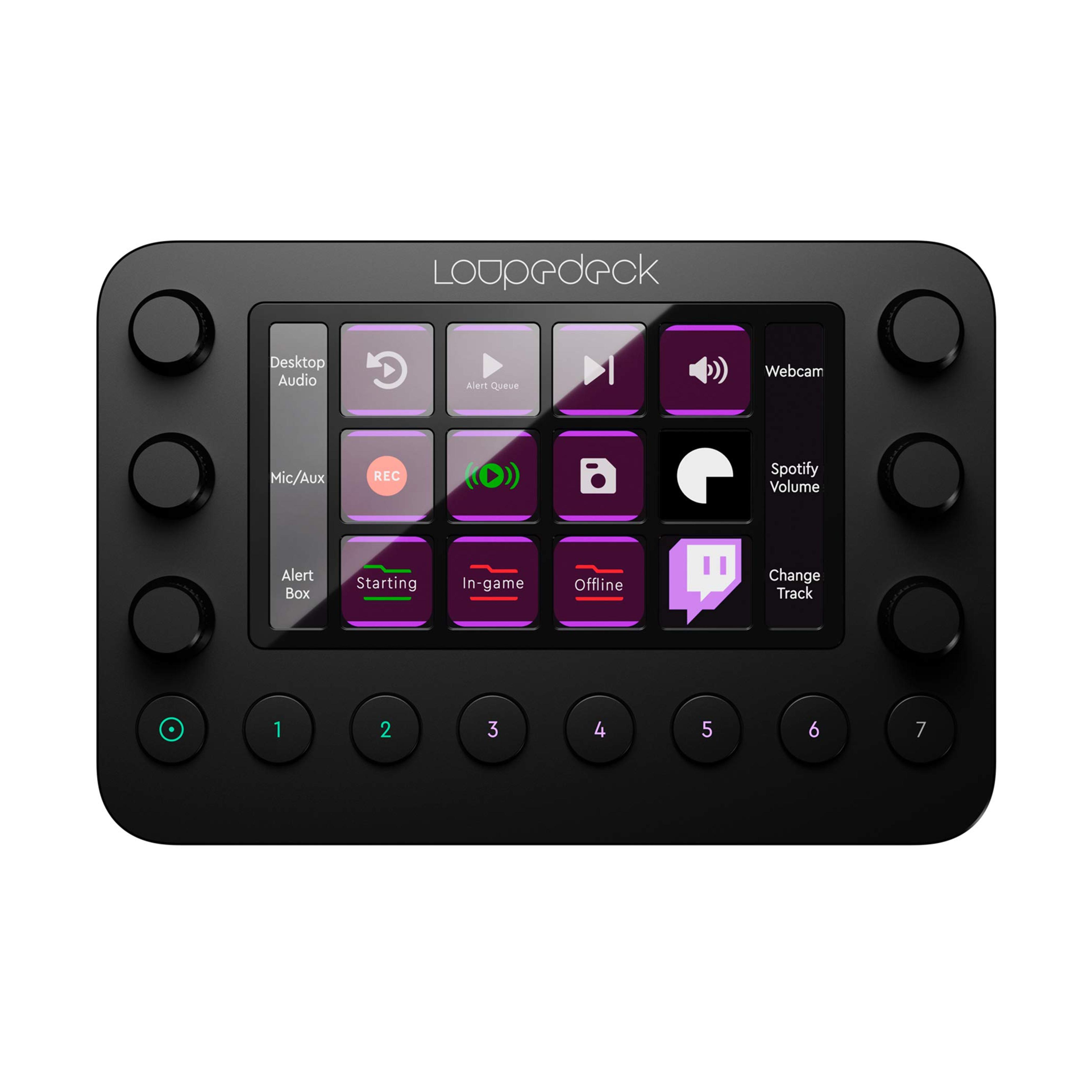 Amazon.com: Loupedeck Live – The Custom Console for Live Streaming, Photo and Video Editing with Customizable Buttons, Dials and LED Touchscreen : Electronics