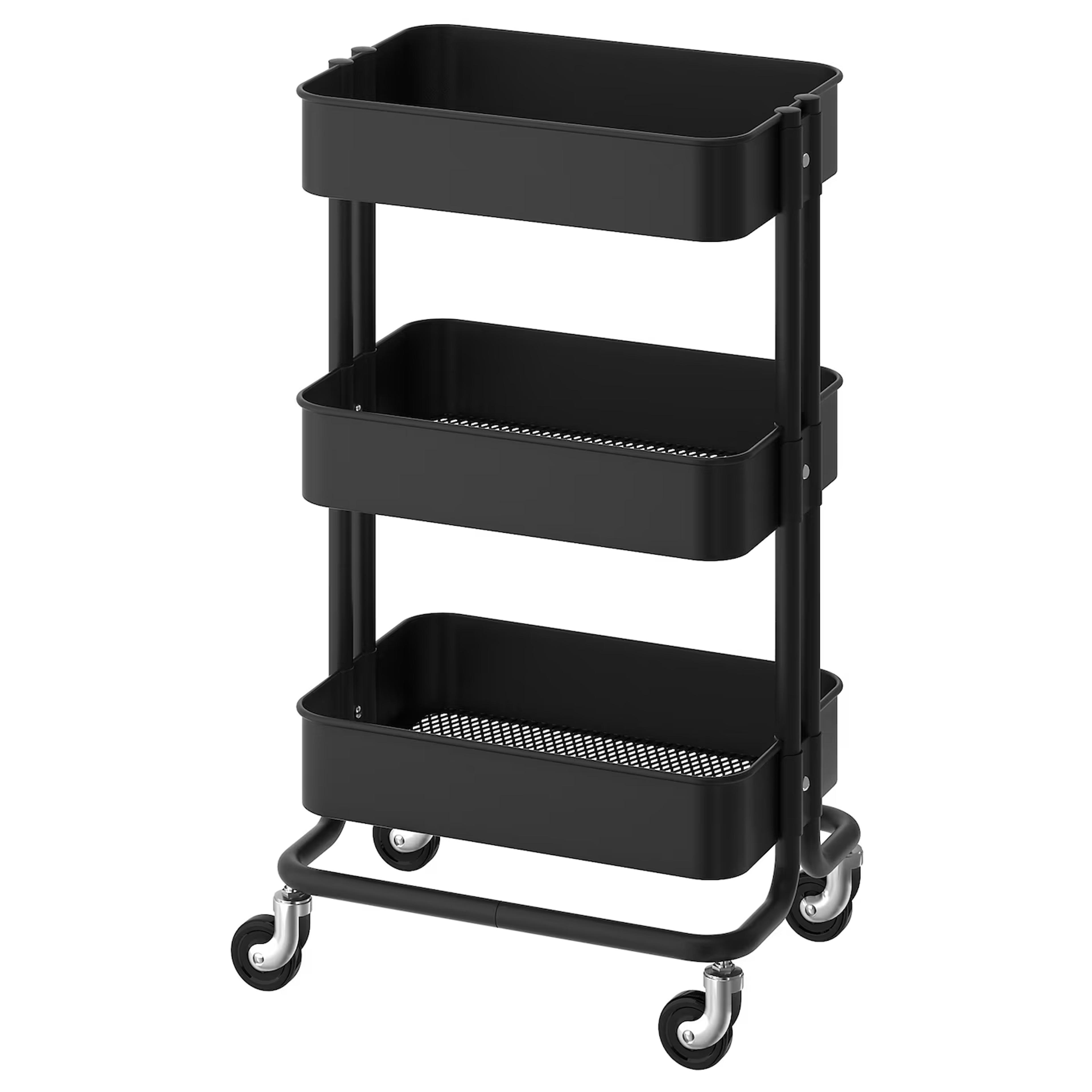 RÅSKOG - utility cart, black