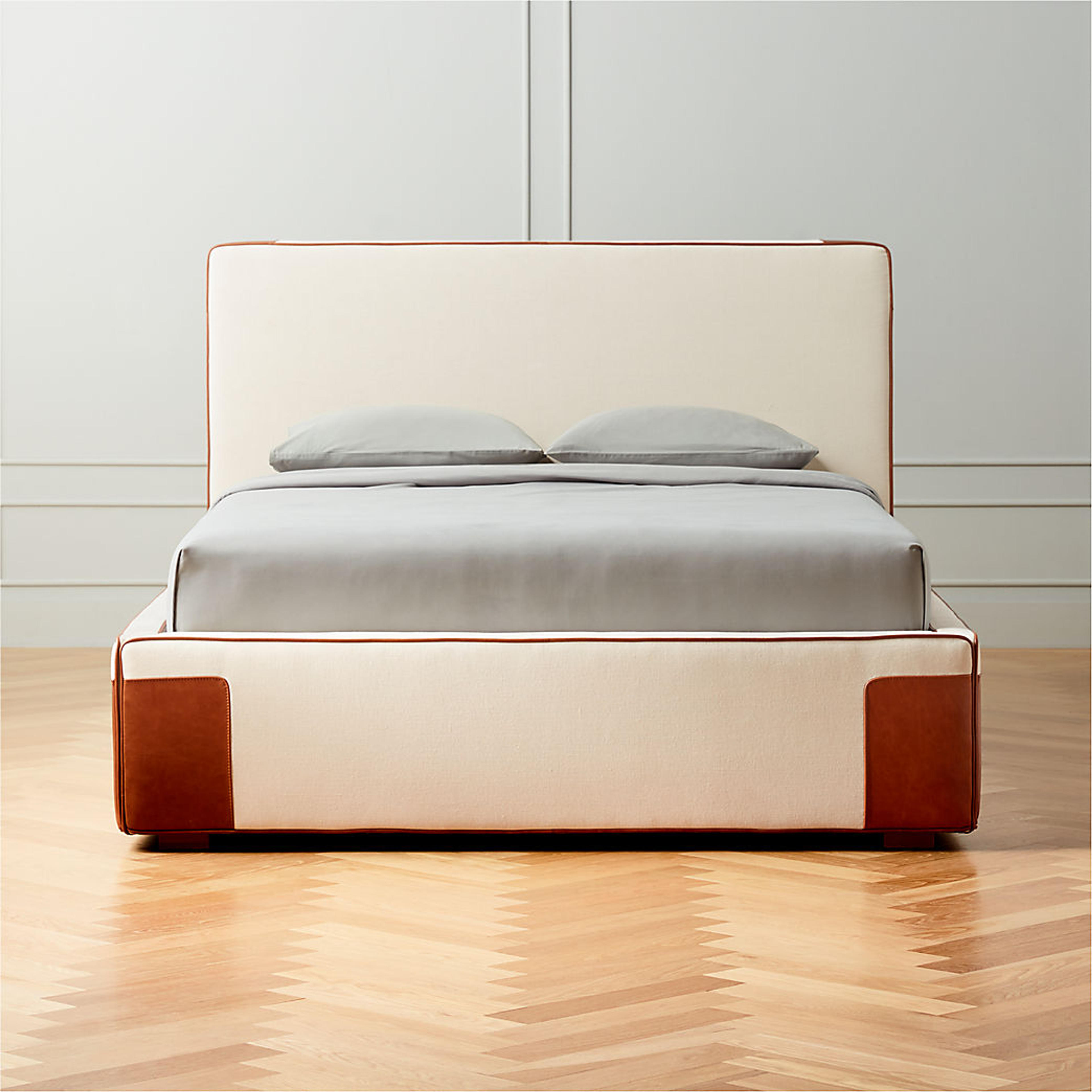 Tailor Upholstered Stitch Bed | CB2