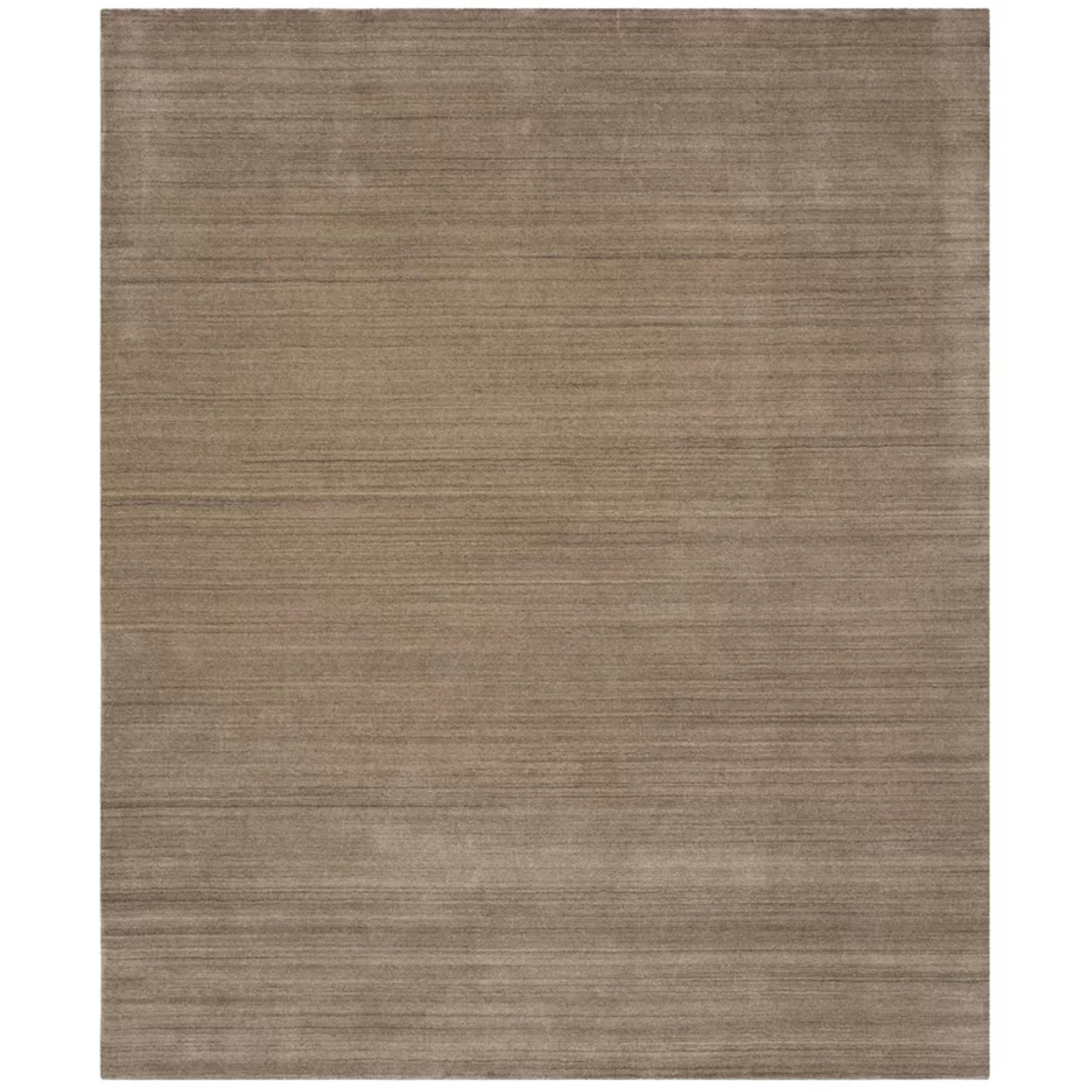 Highland Dunes Morano Hand-Woven Flatweave Wool/Cotton Taupe Area Rug | Wayfair