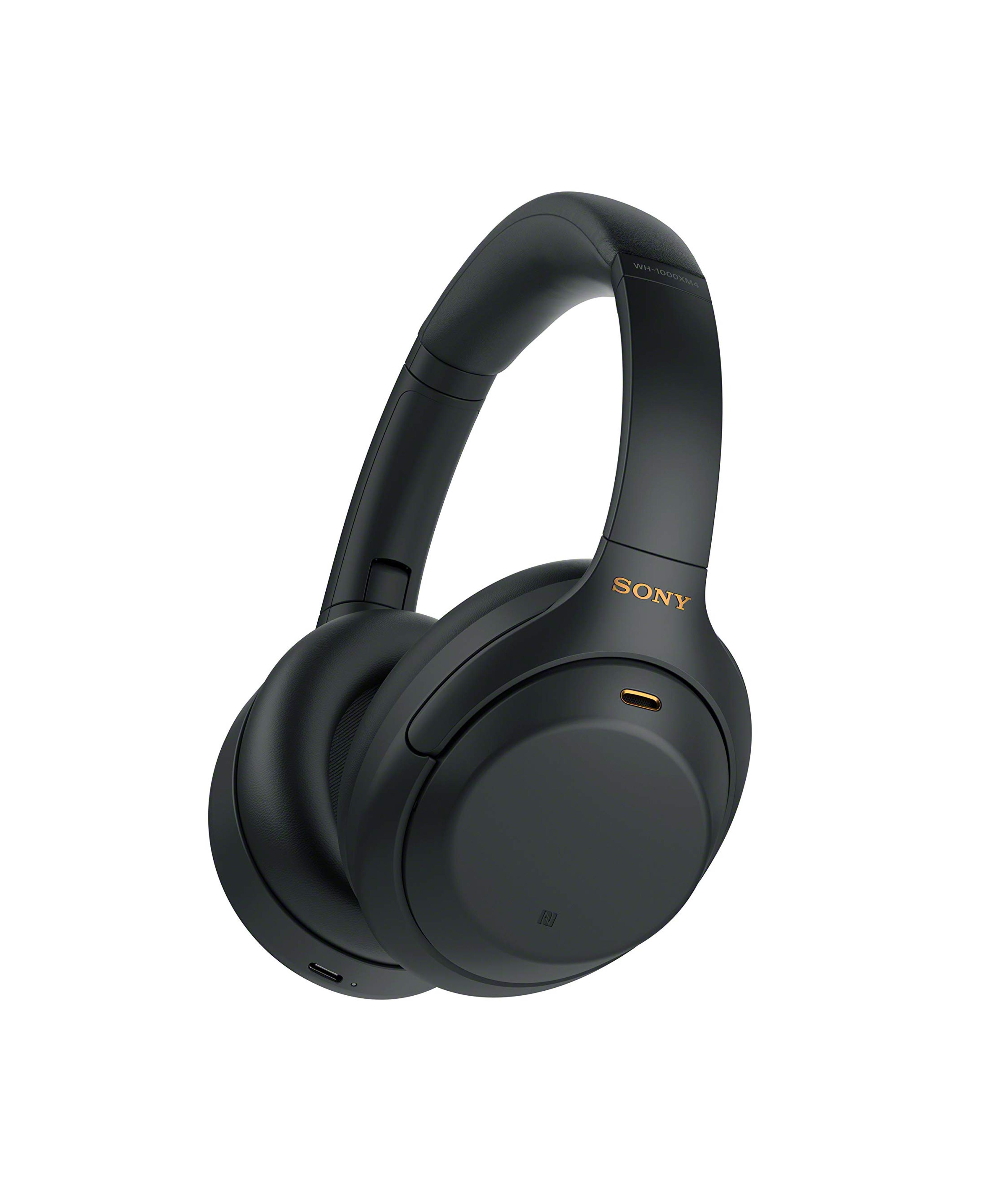 Sony WH-1000XM4 Wireless Premium Noise Canceling Overhead Headphones with Mic for Phone-Call and Alexa Voice Control, Black