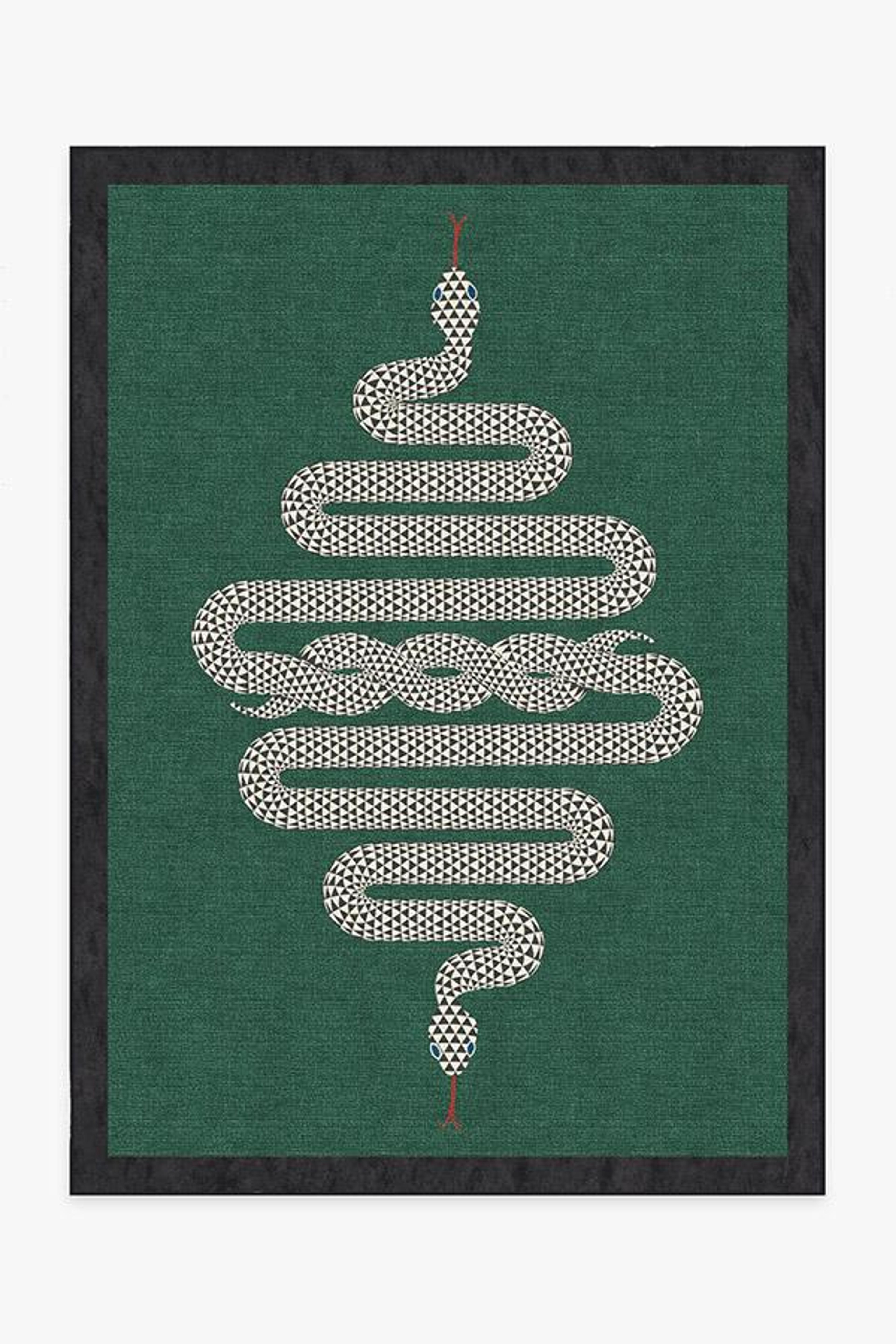 Jonathan Adler Venom Emerald Rug | Washable Rug | Ruggable