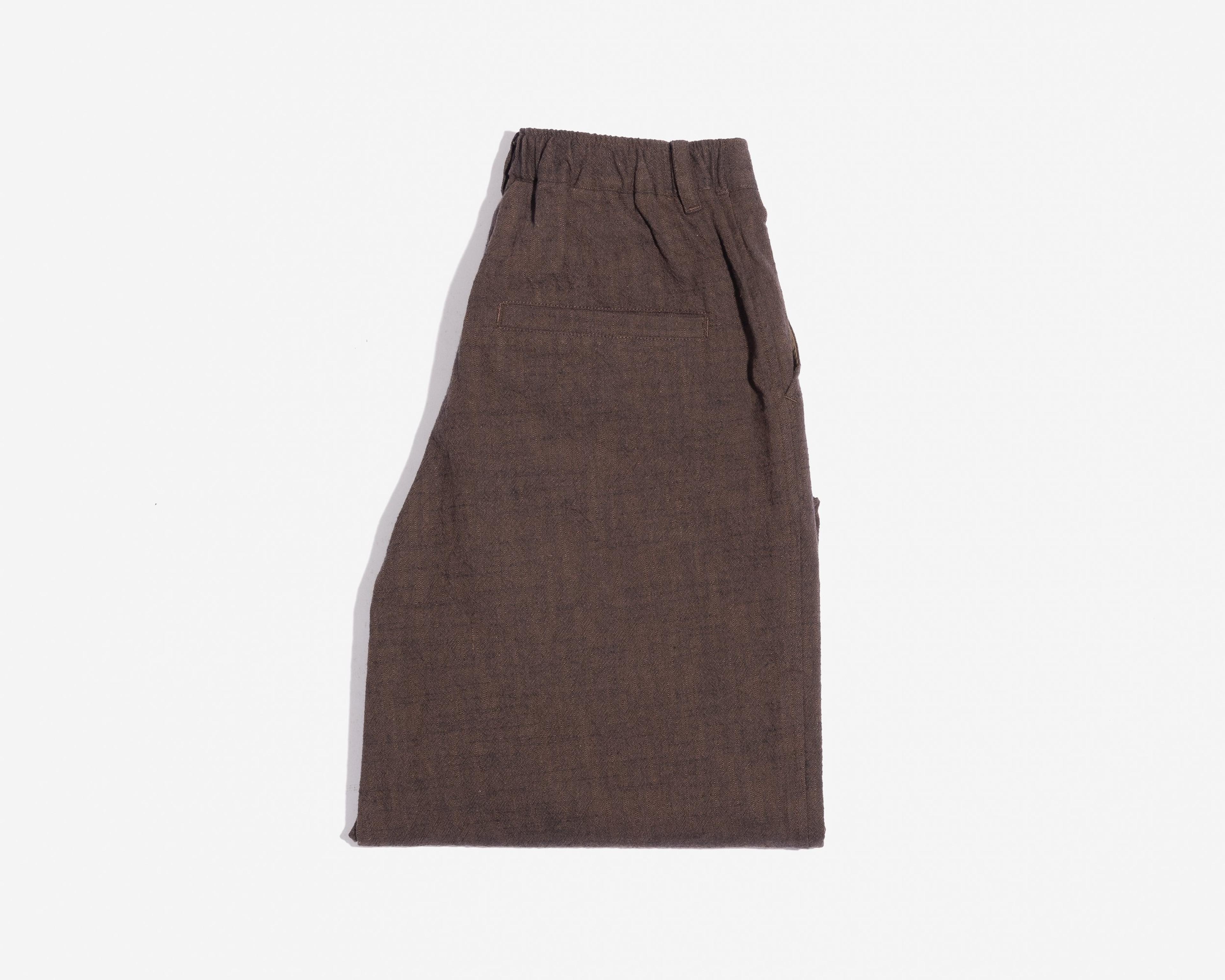 Slow Pant in Speckled Brown — East • West