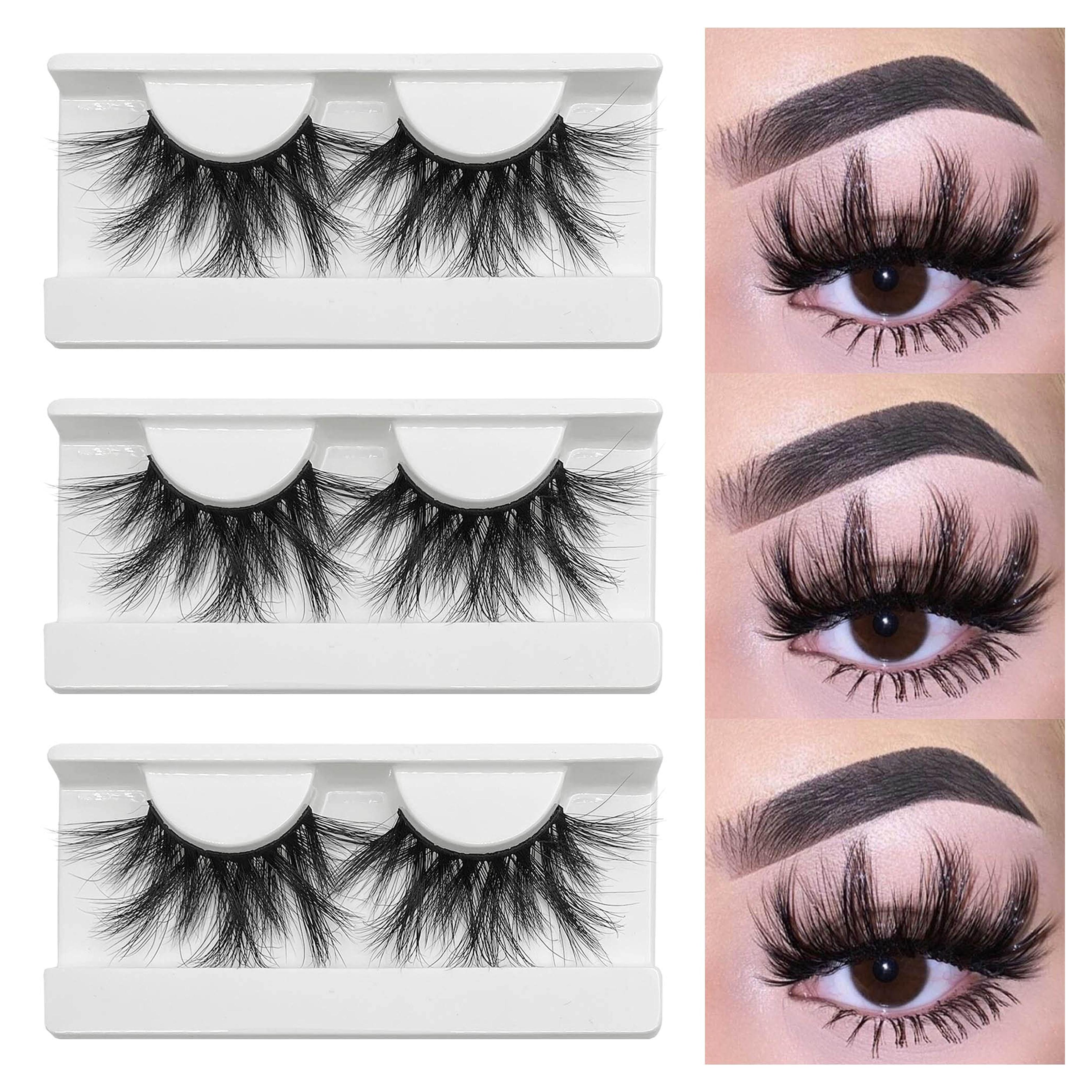 25mm Mink Lashes Mikiwi Lashes, Fluffy Volume Mink Eyelashes, Real 5D Mink Lashes Bulk, Dramatic Long 25 mml Mink Eyelashe, Wholesale Real Mink lashes