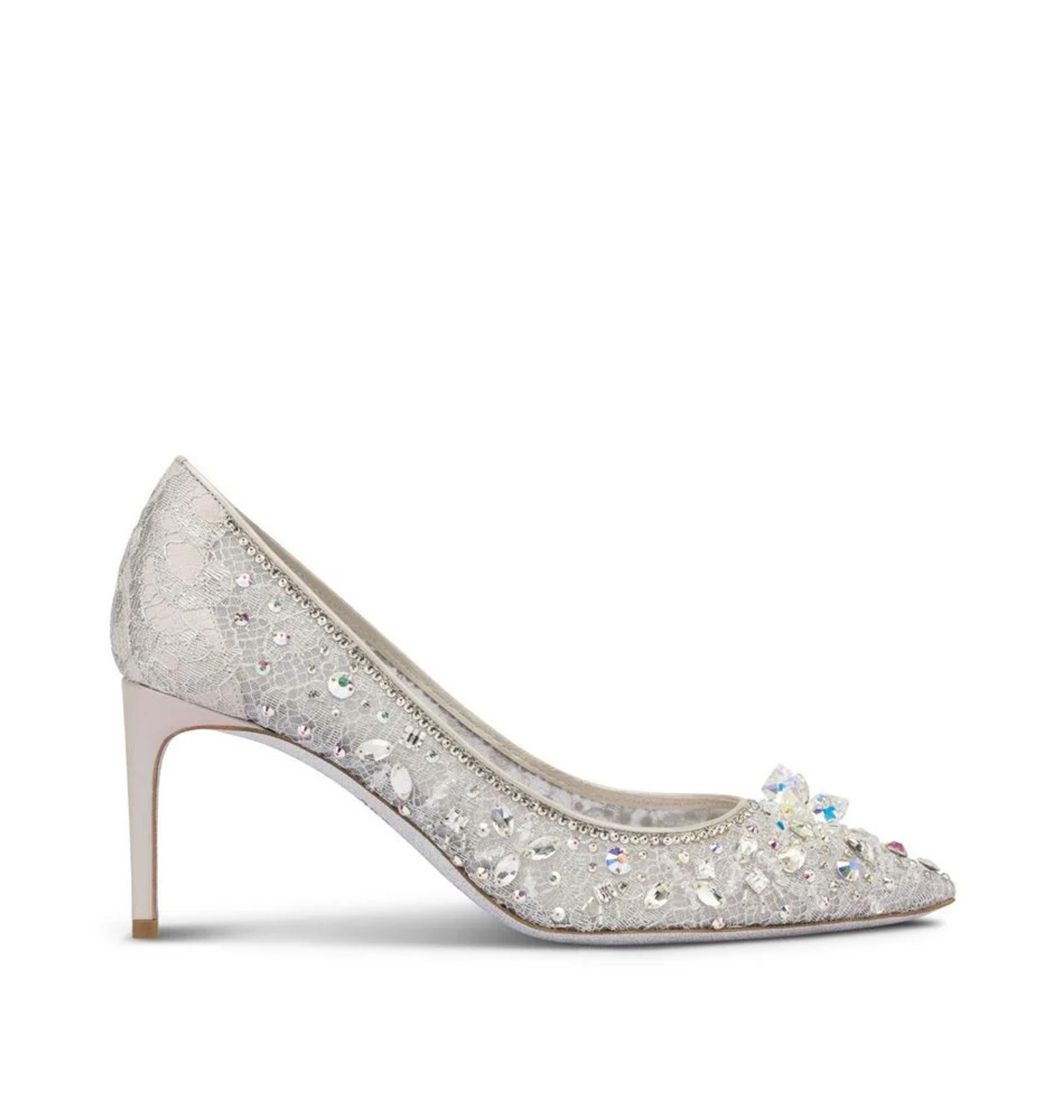 Grey pointed pumps CINDERELLA | Caovilla store