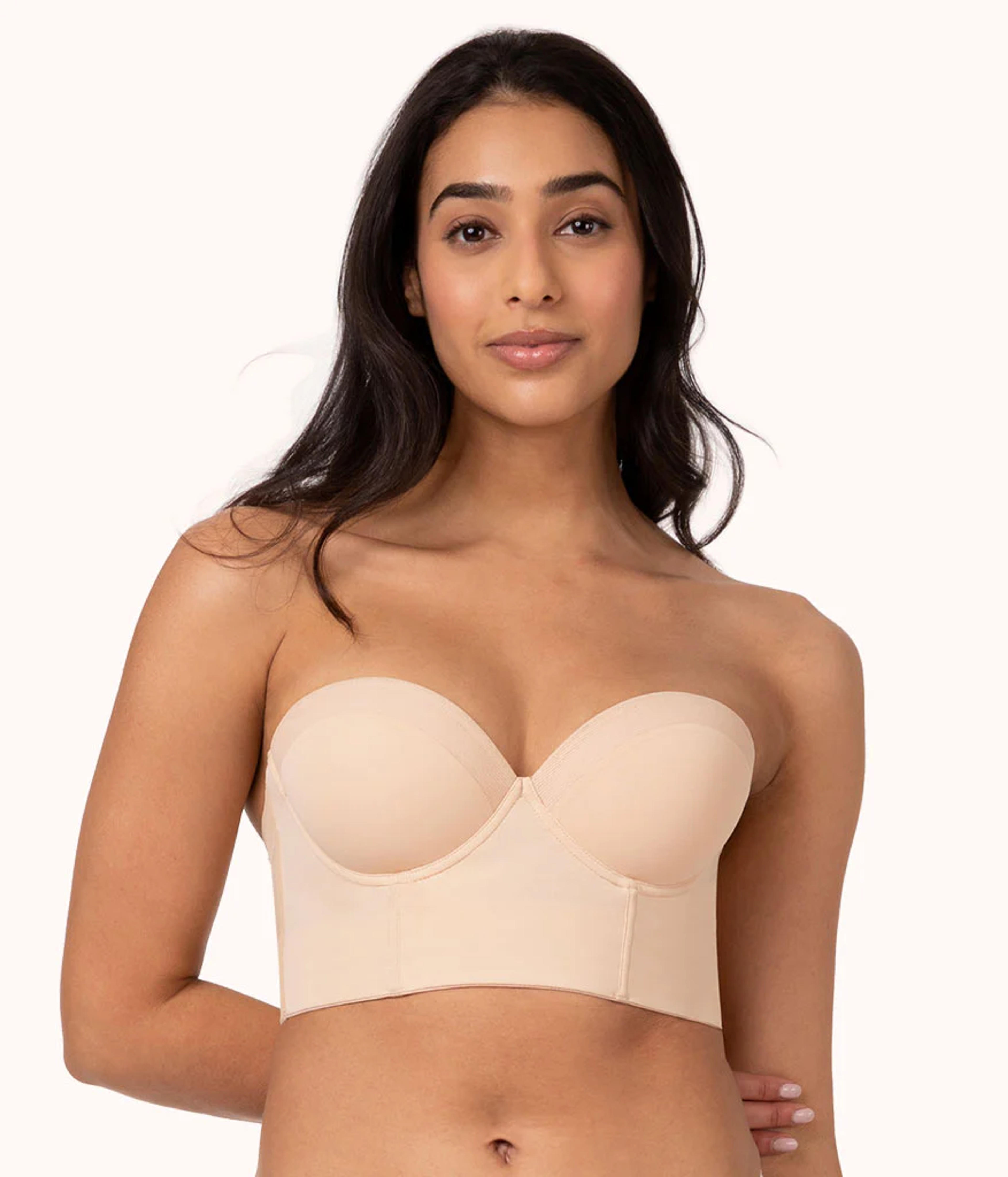 The Low Back Strapless: Toasted Almond | LIVELY