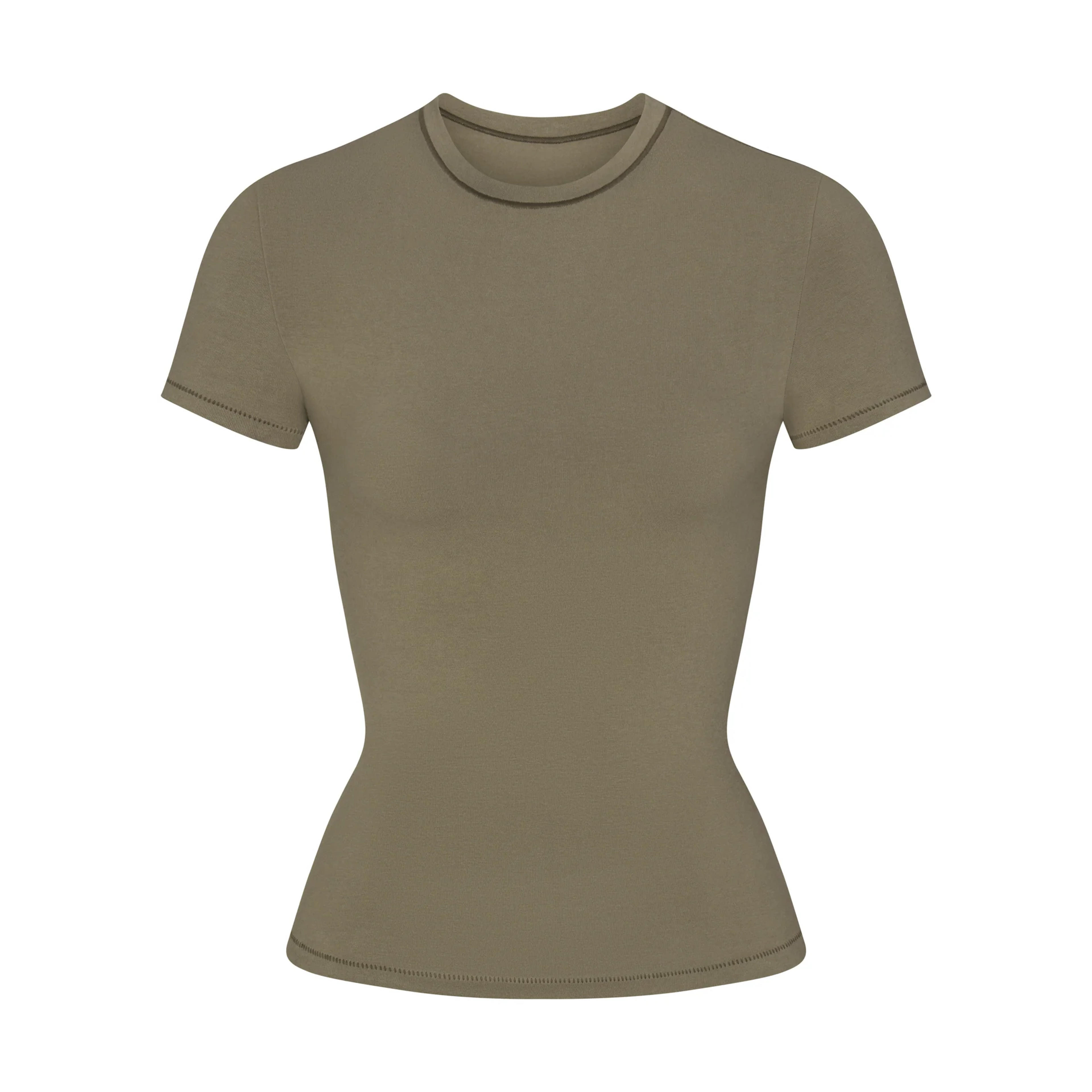 COTTON JERSEY T-SHIRT | ARMY