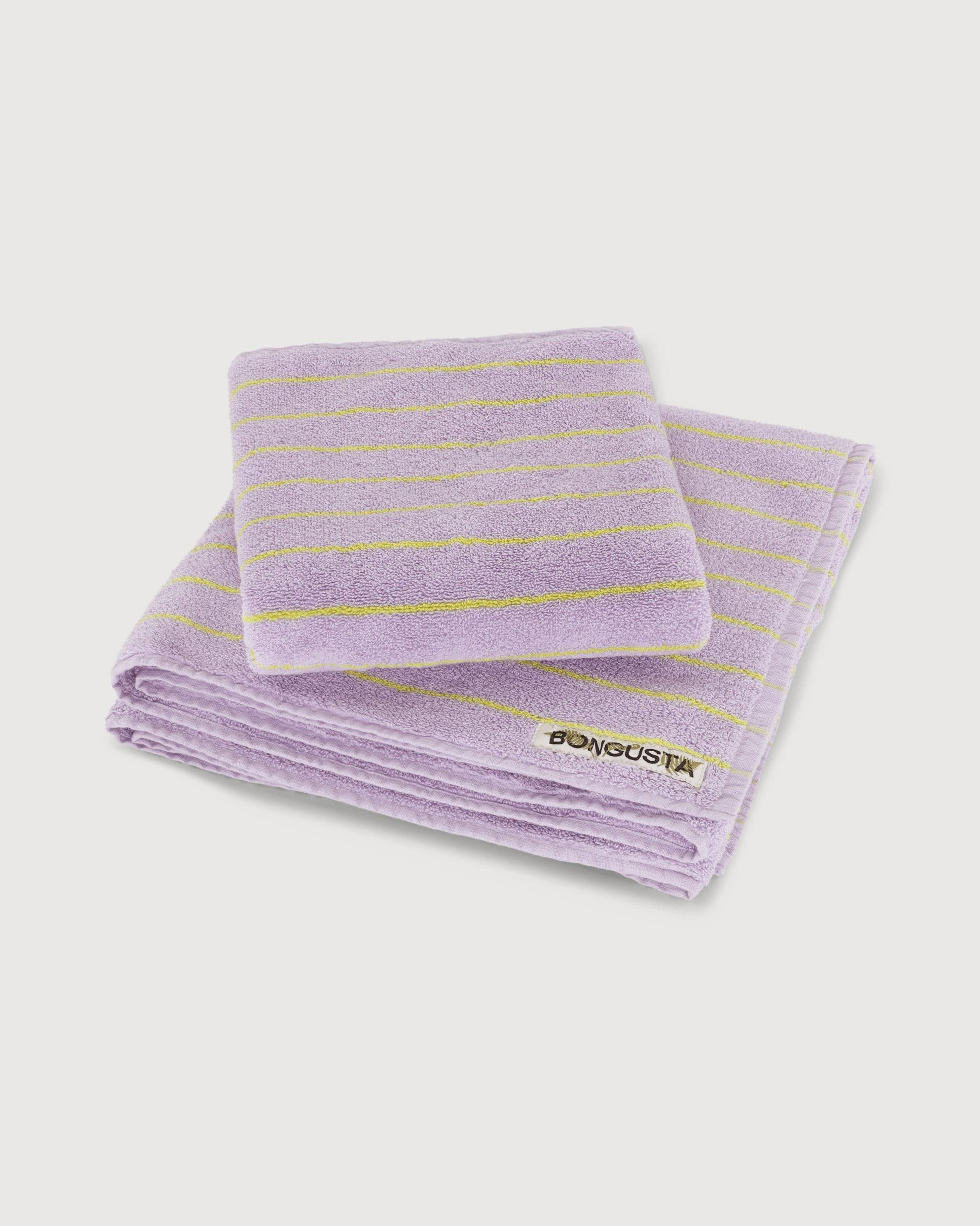 Naram towel - Lilac & Neon yellow - Guest 50x80cm
										
											175,00 kr.