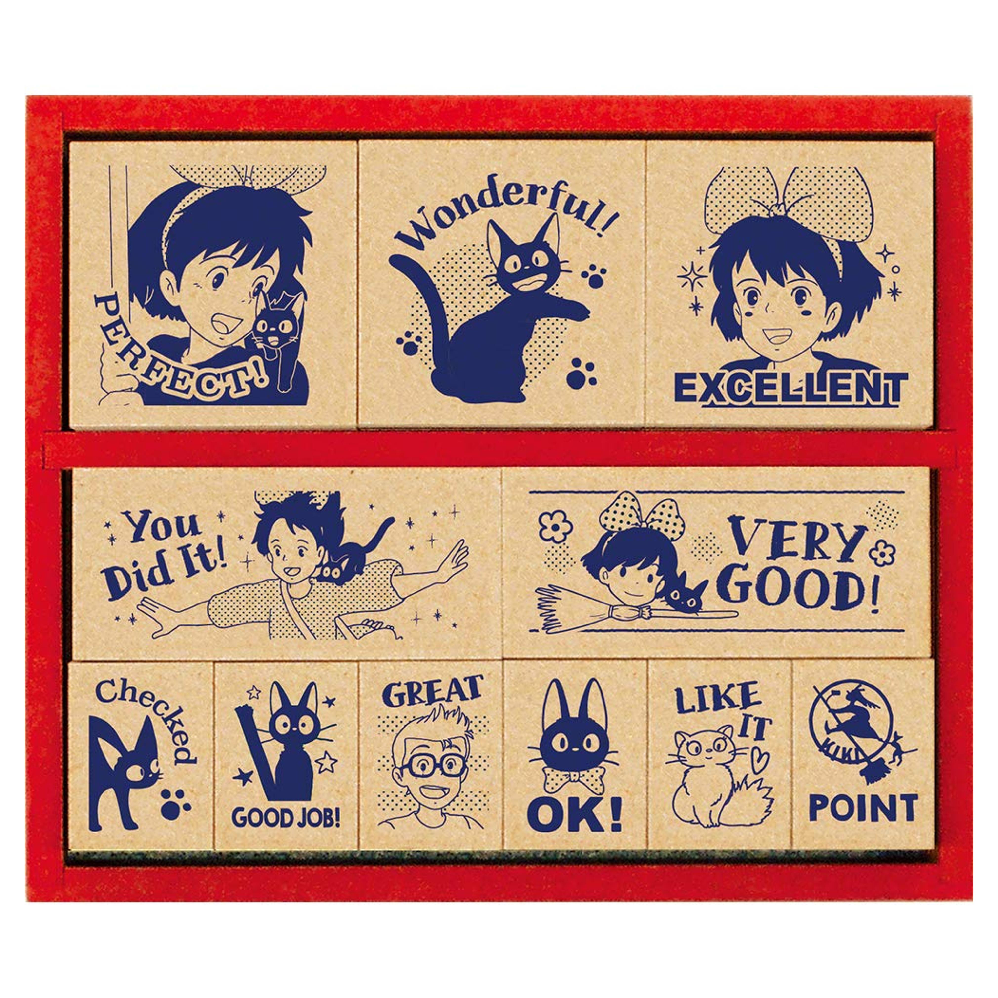 Beverly SDH-118 Kiki's Delivery Service Stamp, English Wood, Reward Stamp