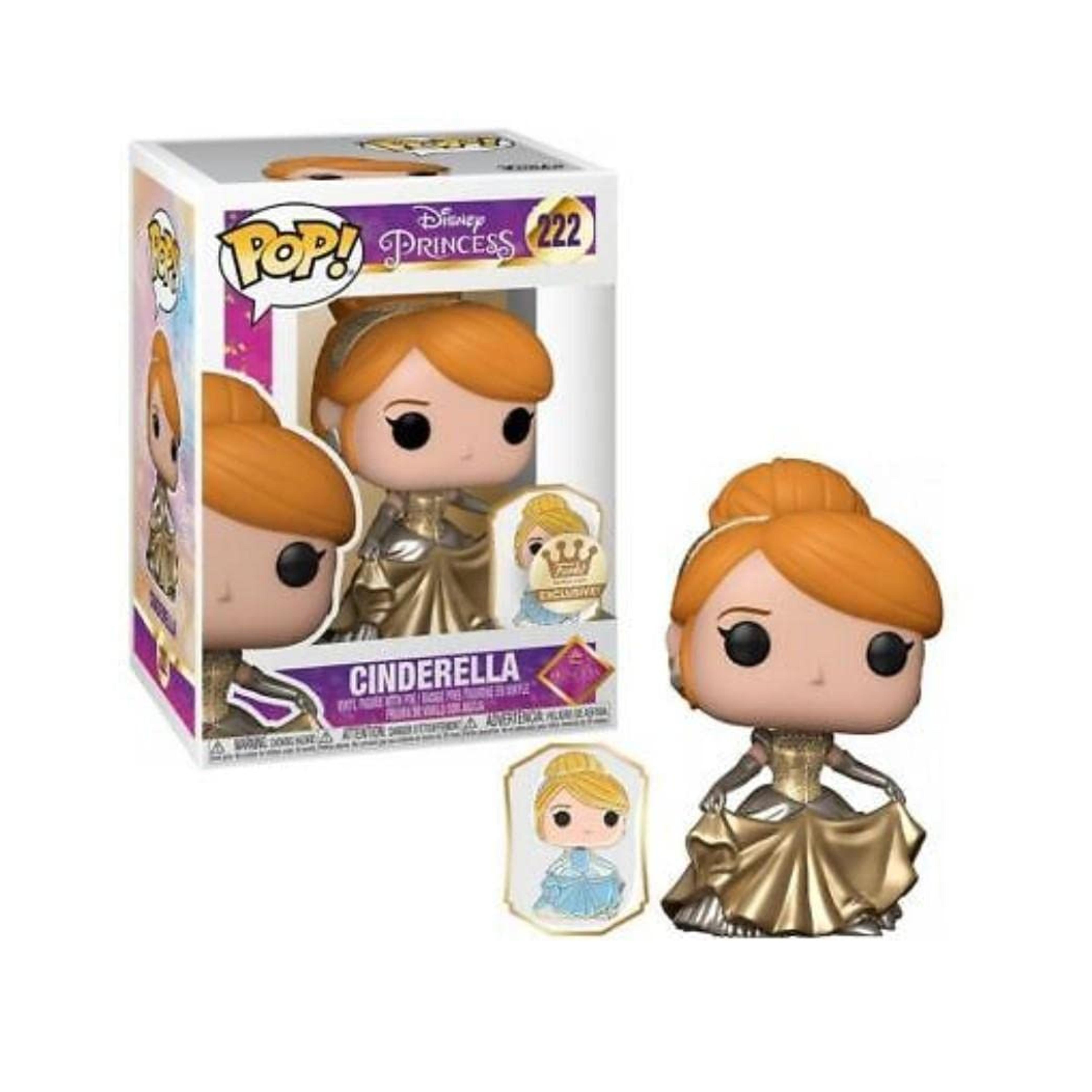 POP! Ultimate Princess Collection - Cinderella POP & Pin Vinyl Figure - Shop Exclusive