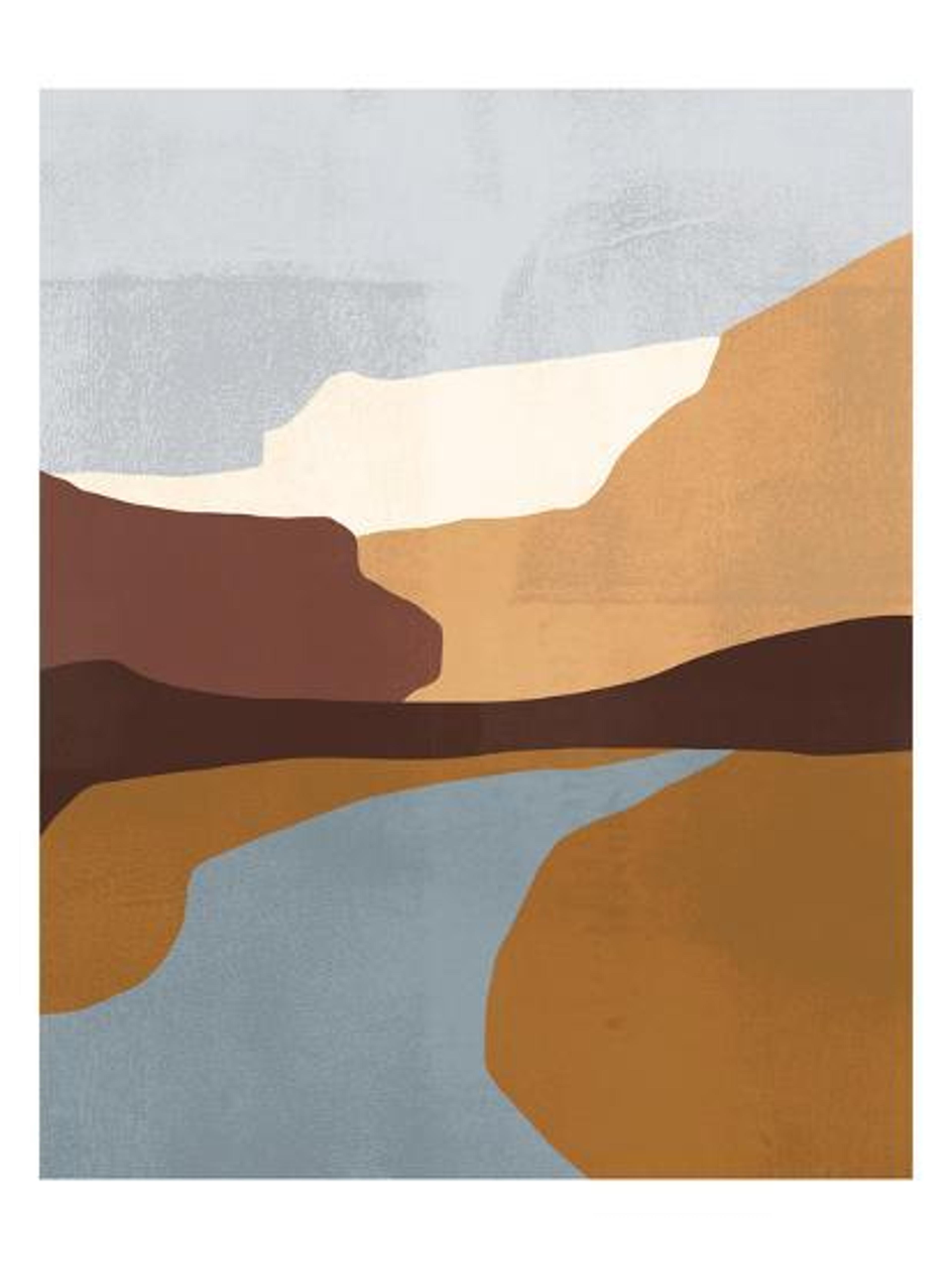 'Sedona Colorblock IV' Art Print - Victoria Borges | Art.com